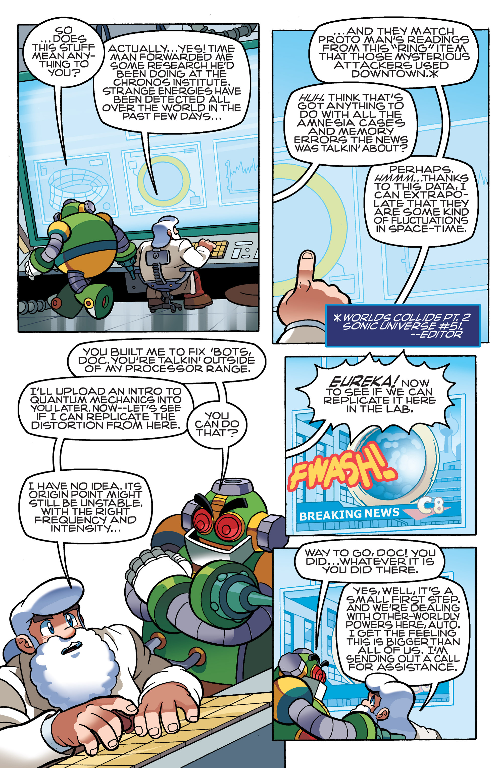 Read online Sonic Mega Man Worlds Collide comic -  Issue # Vol 1 - 76