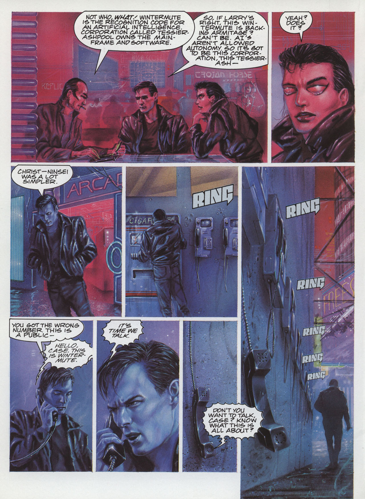 Read online Marvel Graphic Novel comic -  Issue #52 - Neuromancer - 50