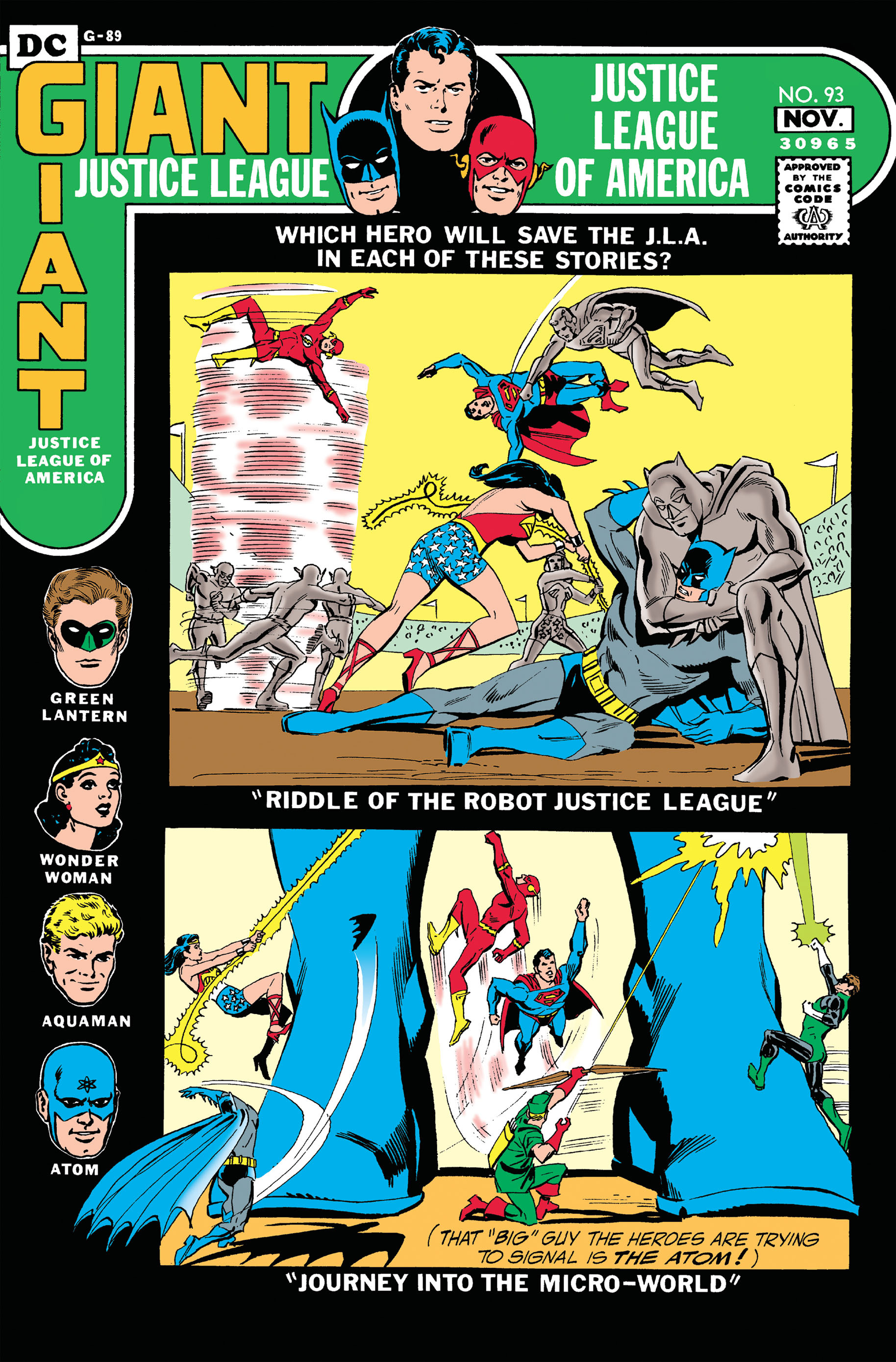 Read online Justice League of America (1960) comic -  Issue #93 - 1