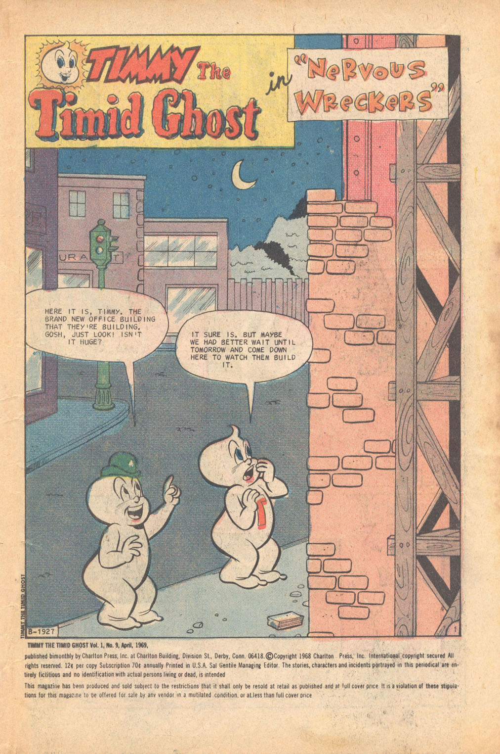 Read online Timmy the Timid Ghost comic -  Issue #9 - 3