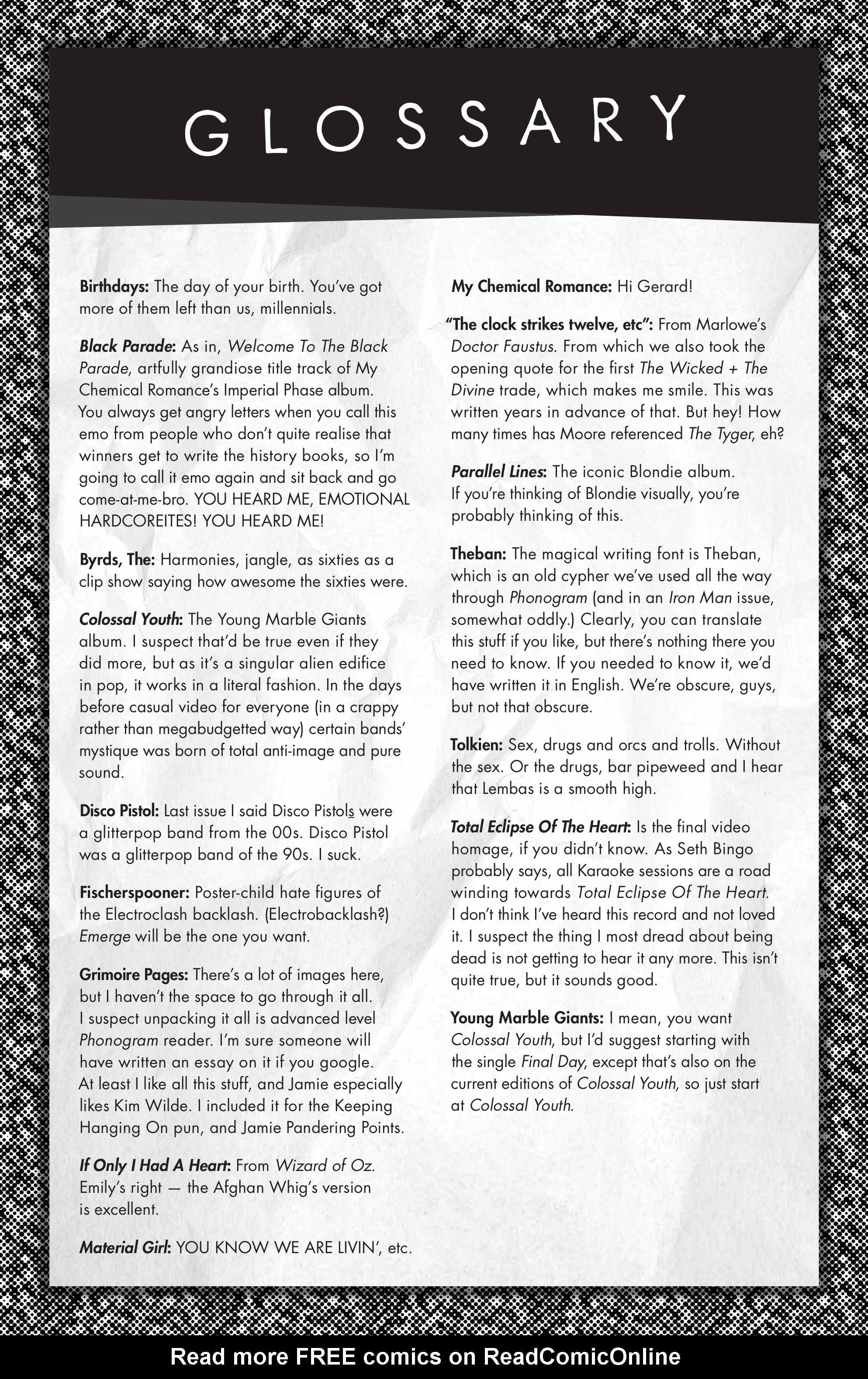 Read online Phonogram (2015) comic -  Issue #3 - 26