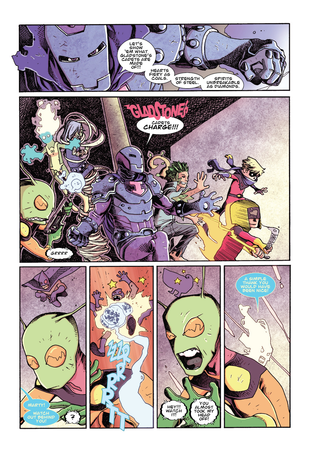 Read online Gladstone's School for World Conquerors (2013) comic -  Issue #3 - 3