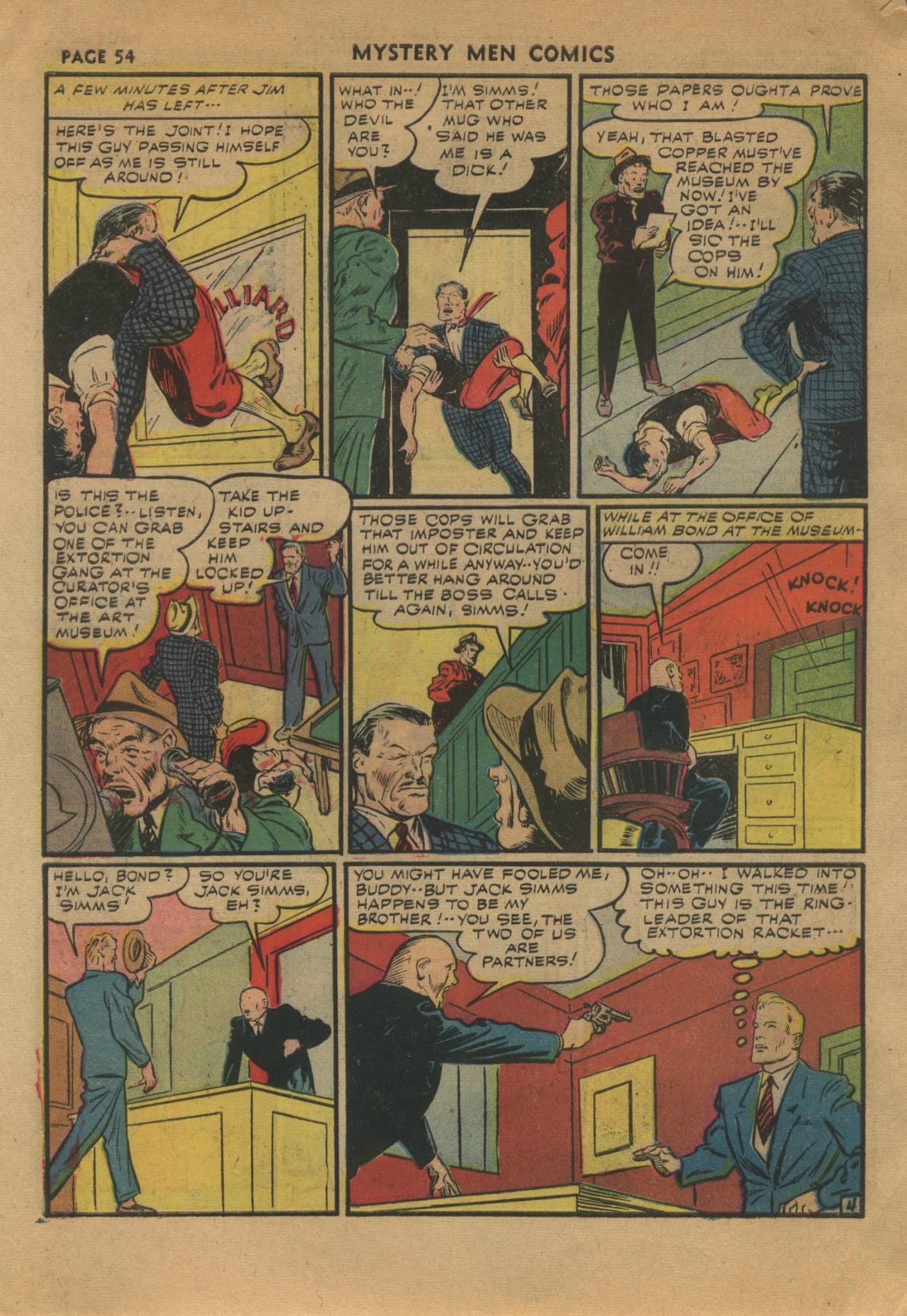 Read online Mystery Men Comics comic -  Issue #31 - 57