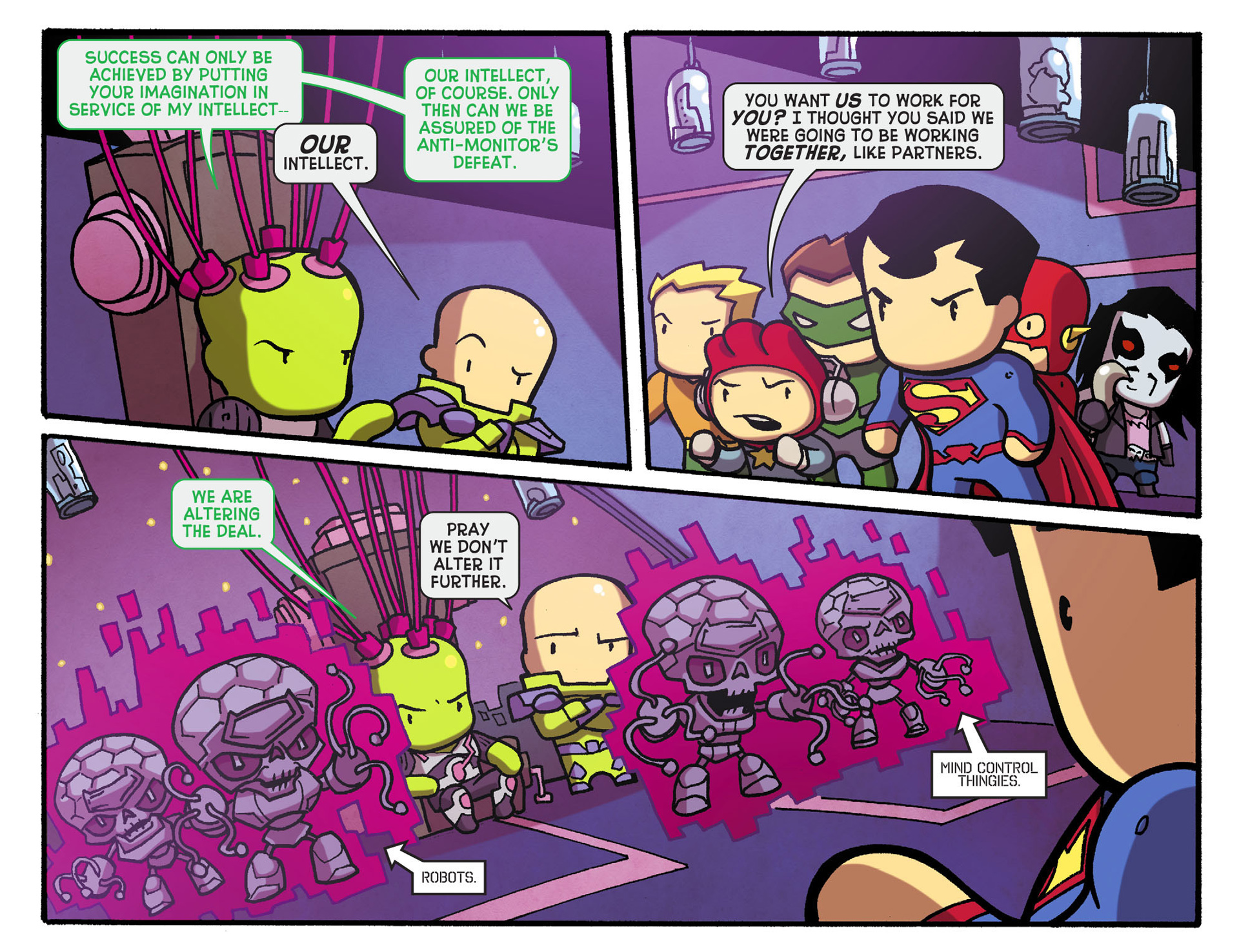Read online Scribblenauts Unmasked: A Crisis of Imagination comic -  Issue #10 - 17