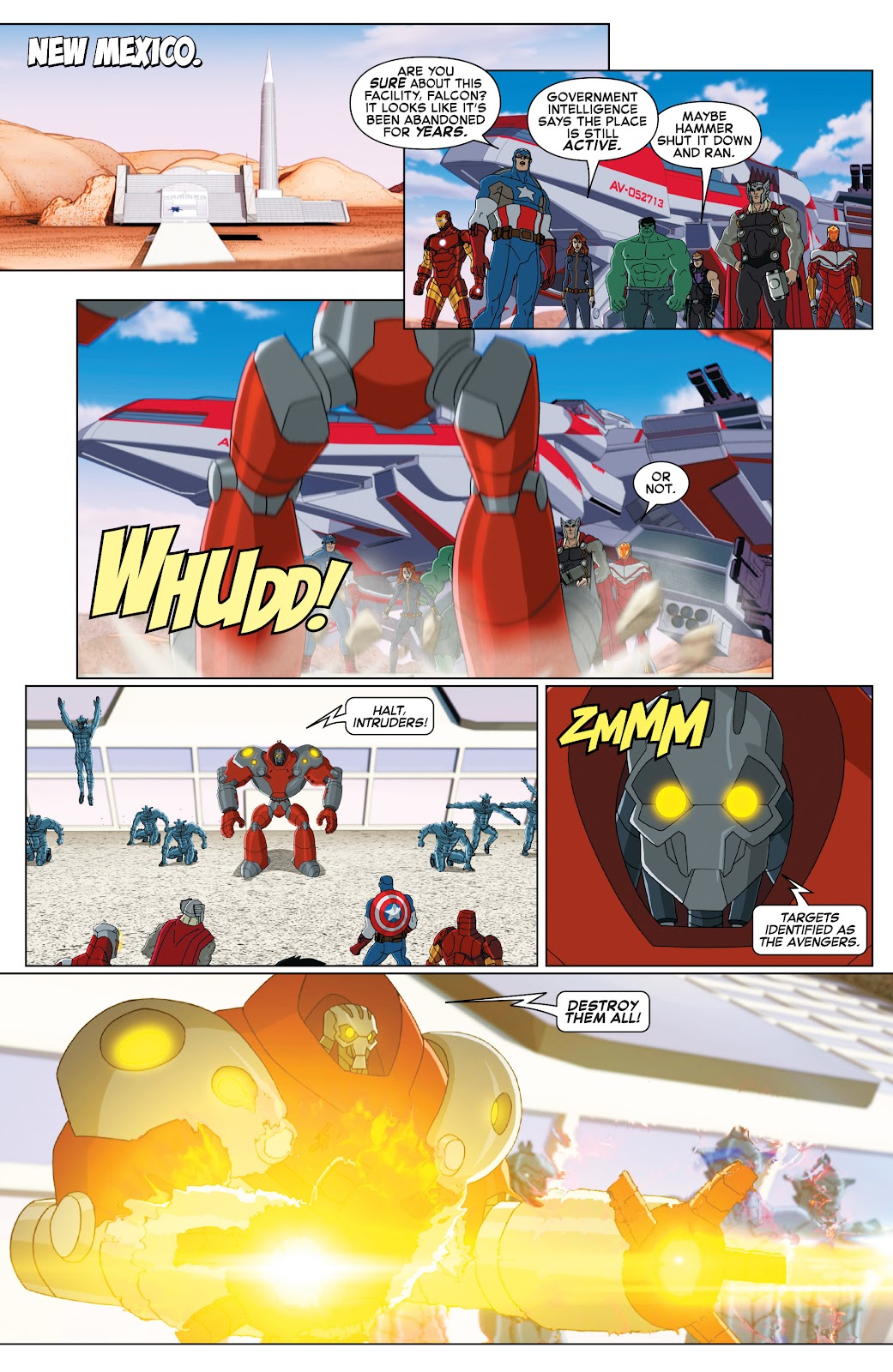Marvel Universe Avengers Assemble: Civil War issue 1 - Page 8