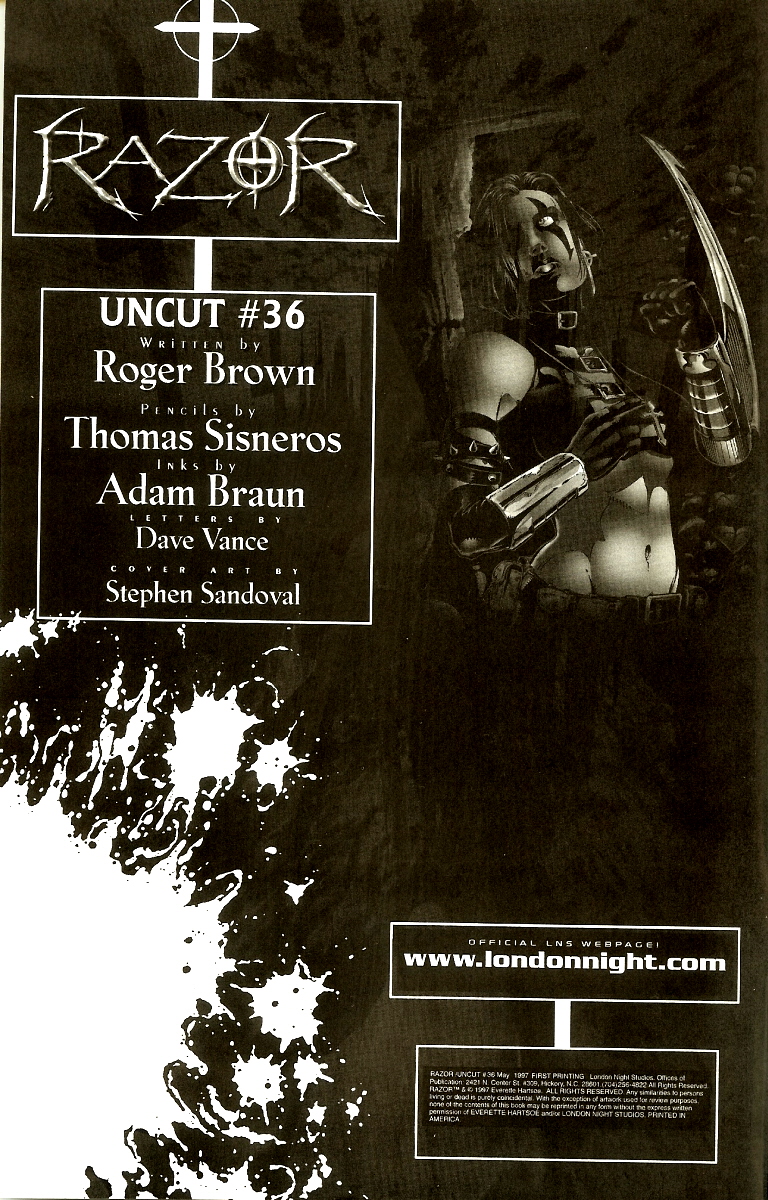 Read online Razor: Uncut comic -  Issue #36 - 2
