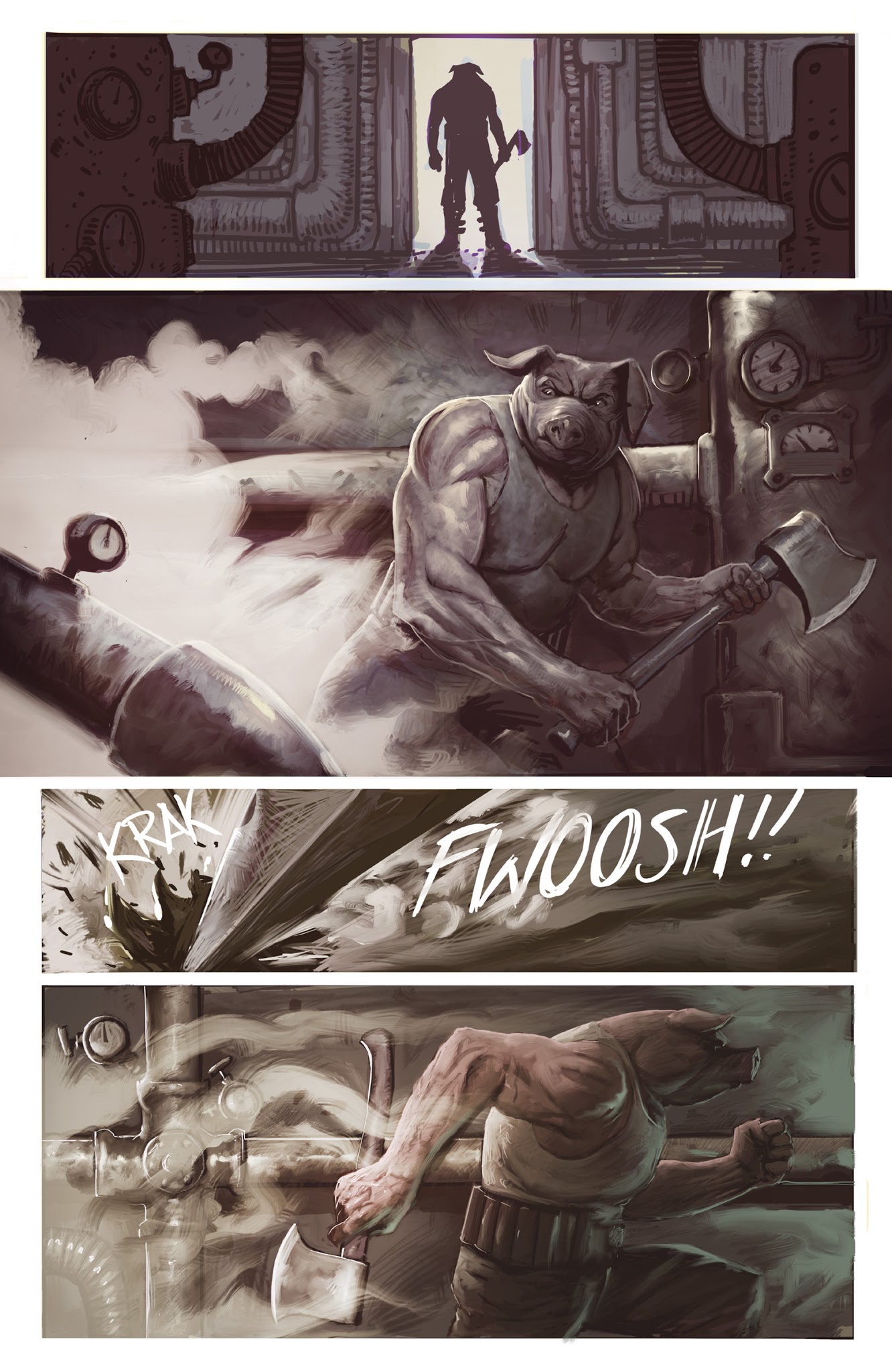 Read online Oink: Heaven's Butcher comic -  Issue # TPB - 38