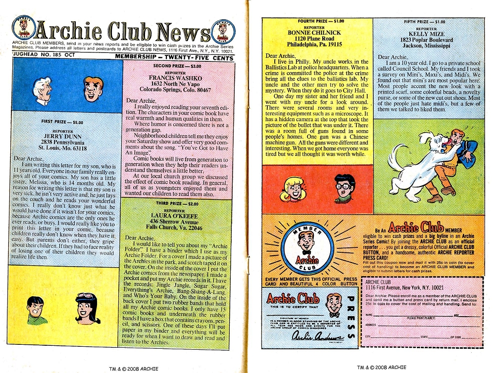 Read online Jughead (1965) comic -  Issue #185 - 6