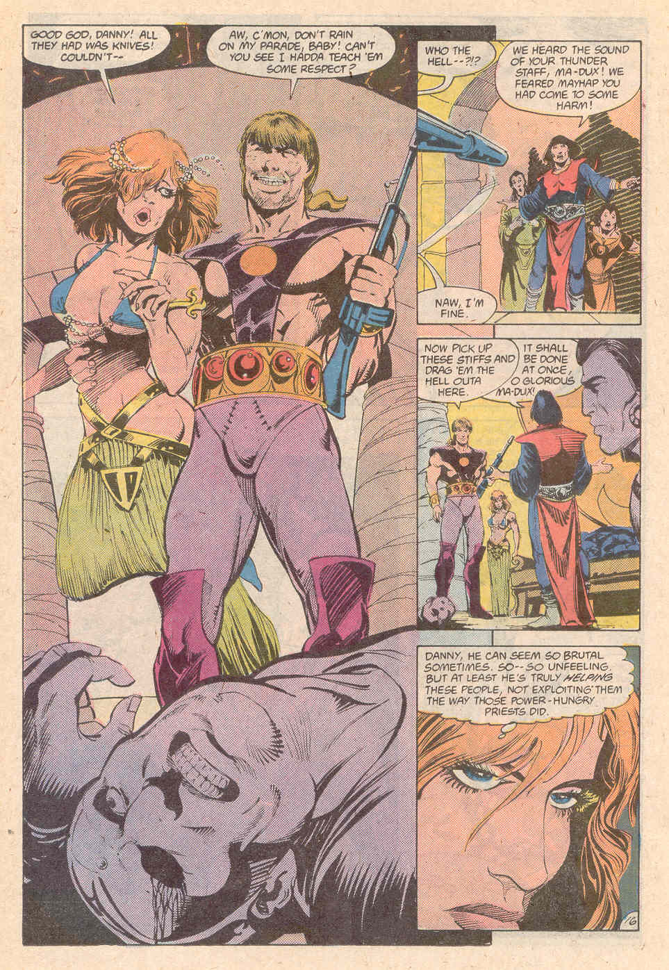 Read online Warlord (1976) comic -  Issue #130 - 16