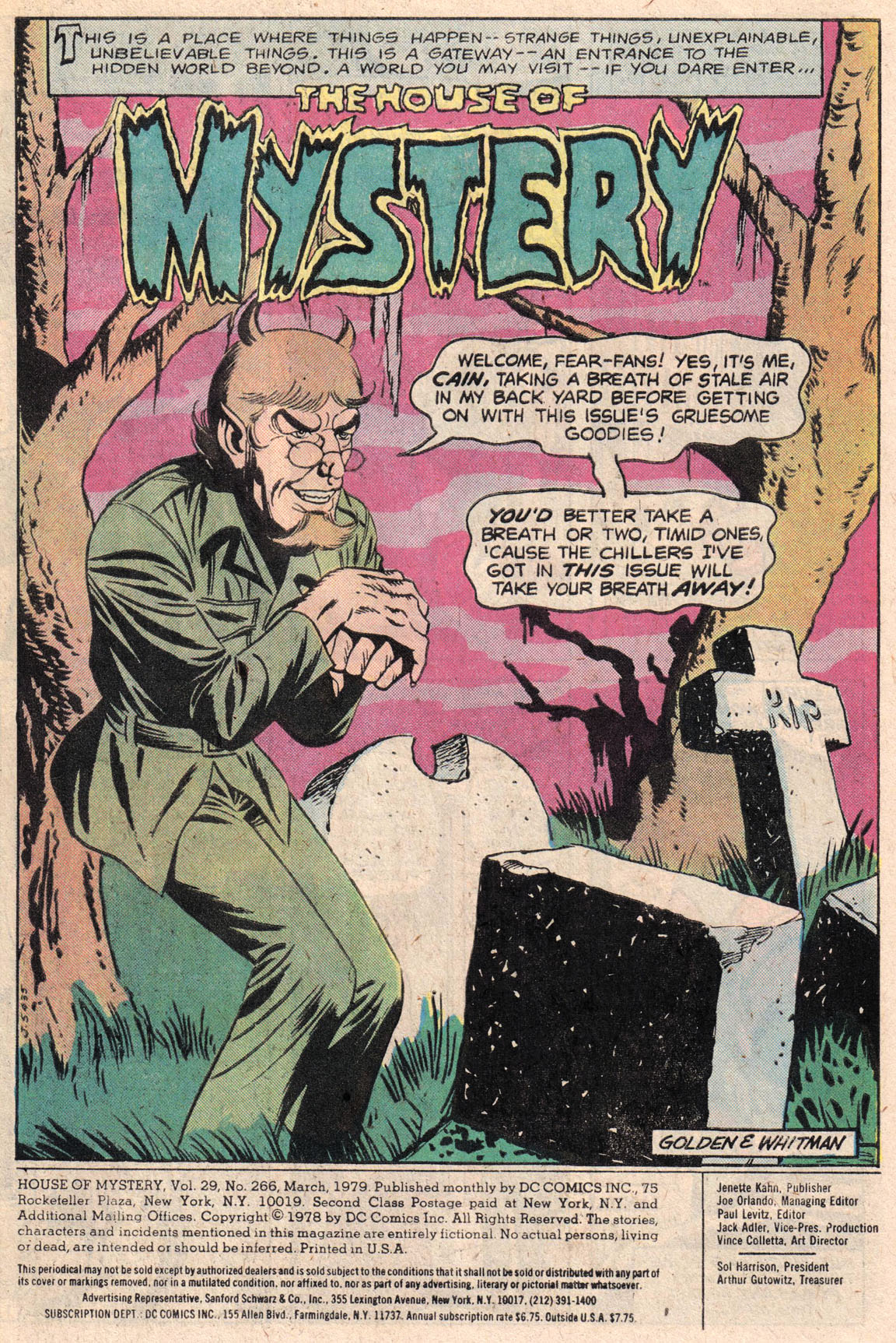 Read online House of Mystery (1951) comic -  Issue #266 - 3