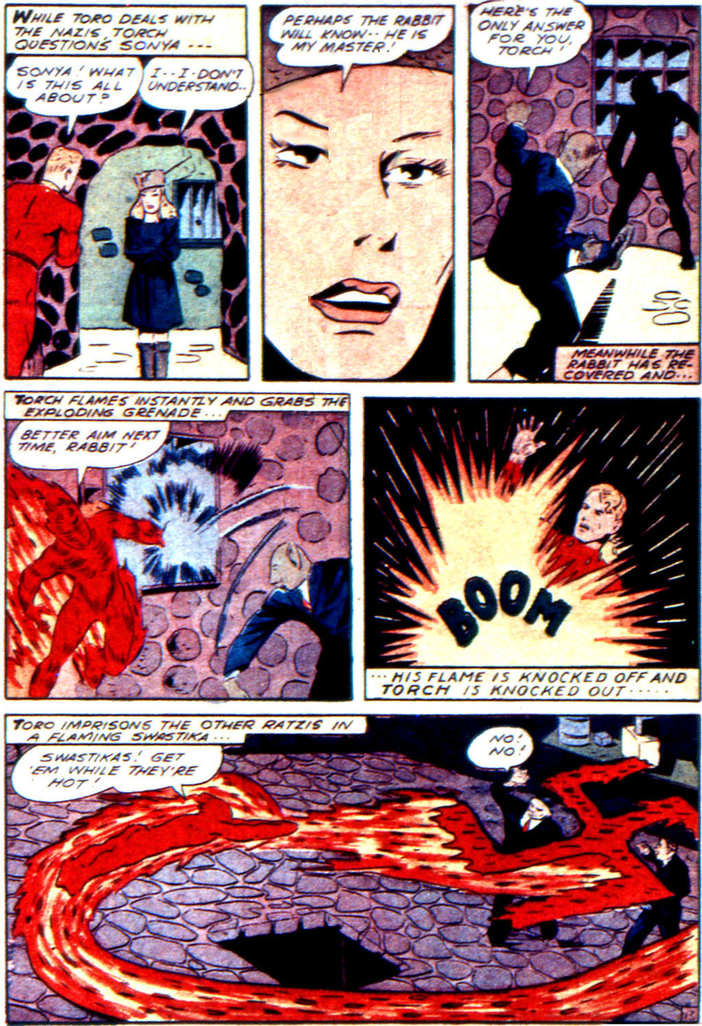 Read online The Human Torch (1940) comic -  Issue #12 - 34