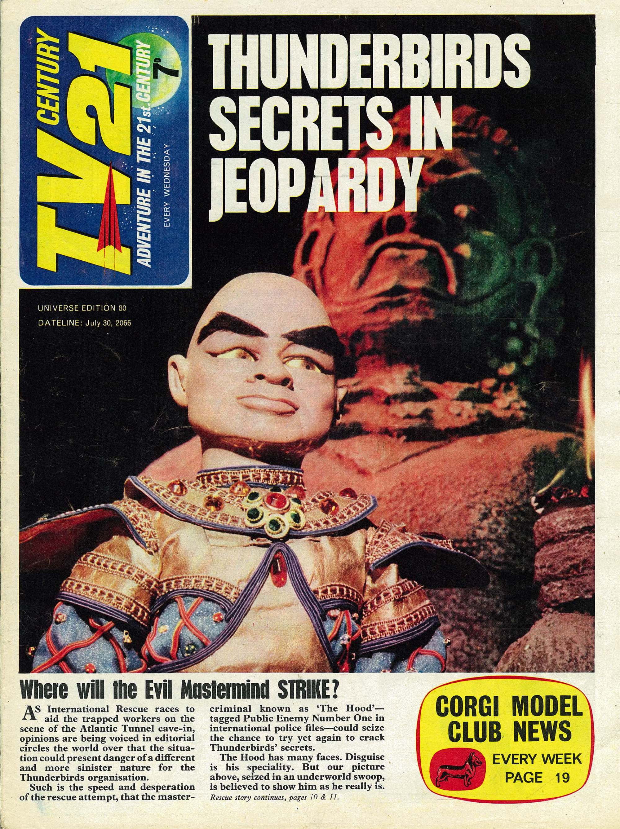 Read online TV Century 21 (TV 21) comic -  Issue #80 - 1