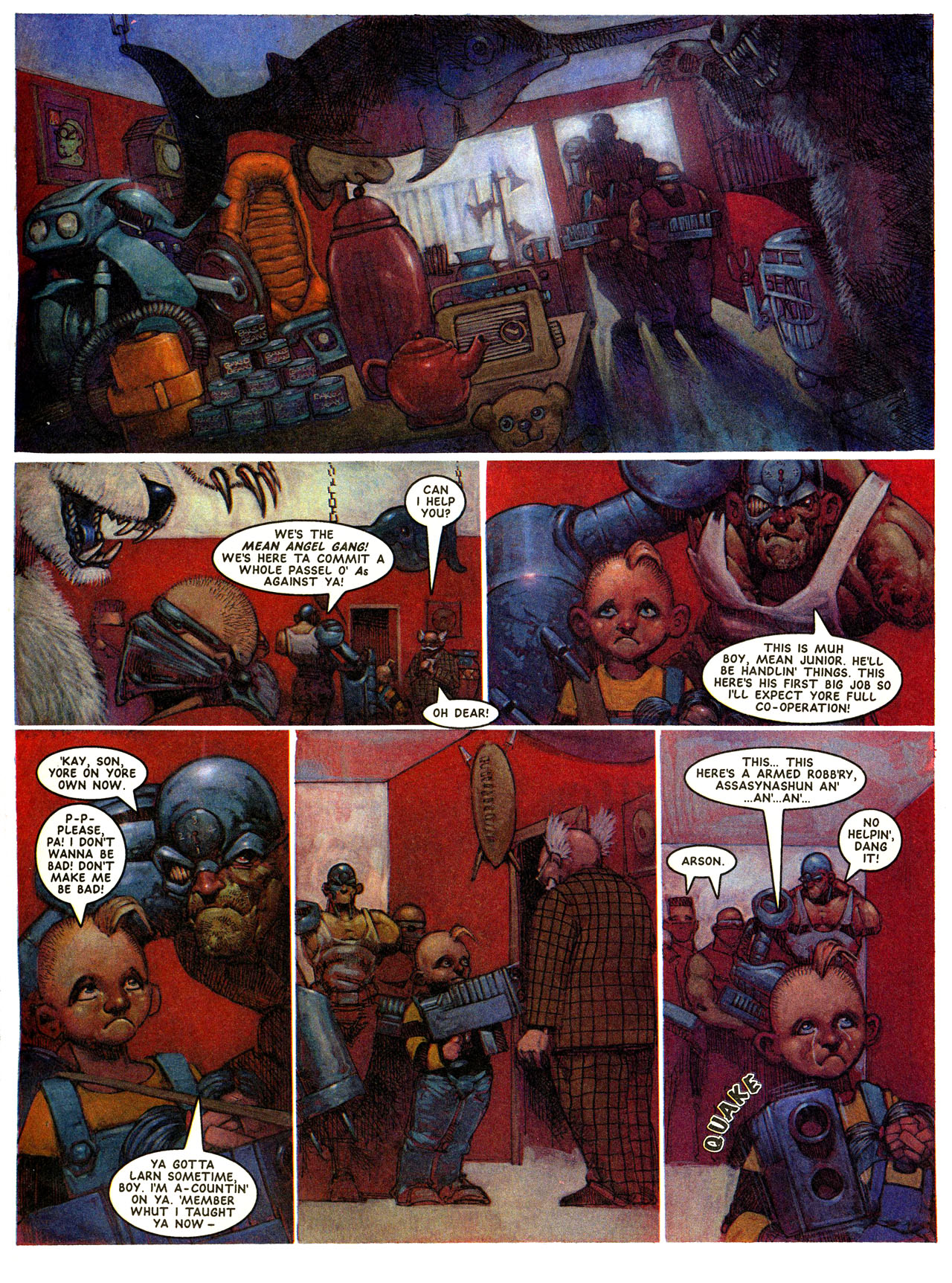 Read online Judge Dredd: The Megazine (vol. 2) comic -  Issue #67 - 25