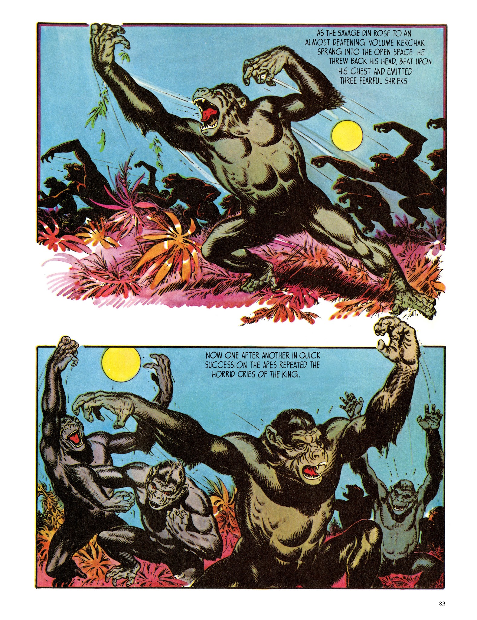 Read online Edgar Rice Burroughs' Tarzan: Burne Hogarth's Lord of the Jungle comic -  Issue # TPB - 83