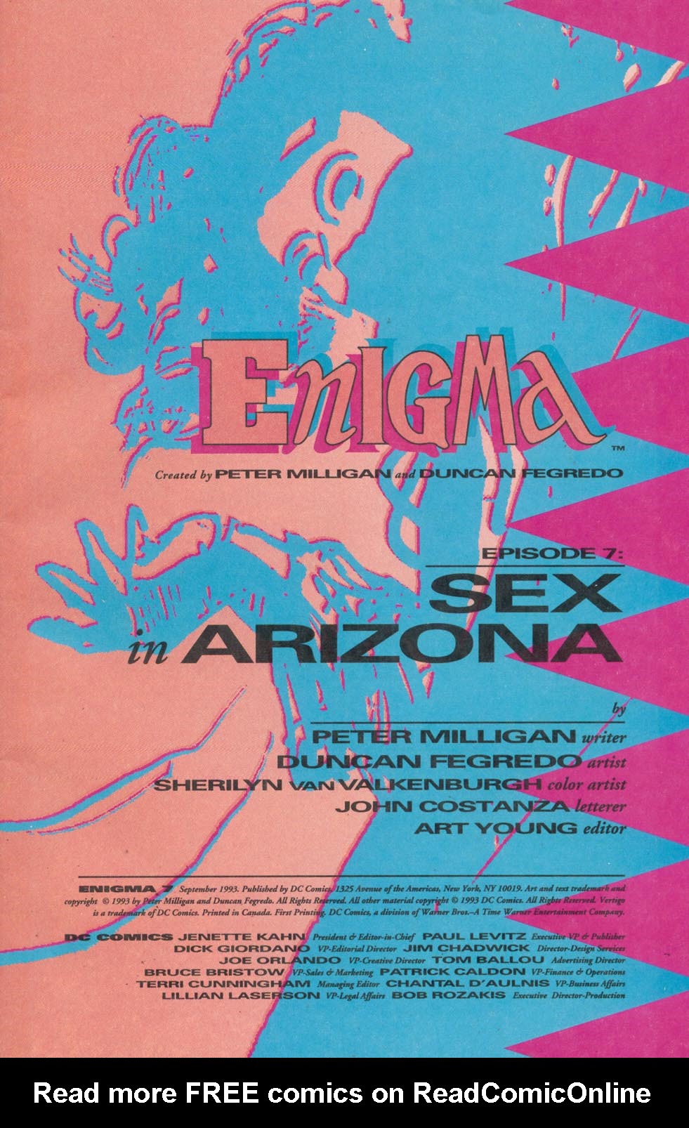 Read online Enigma comic -  Issue #7 - 2