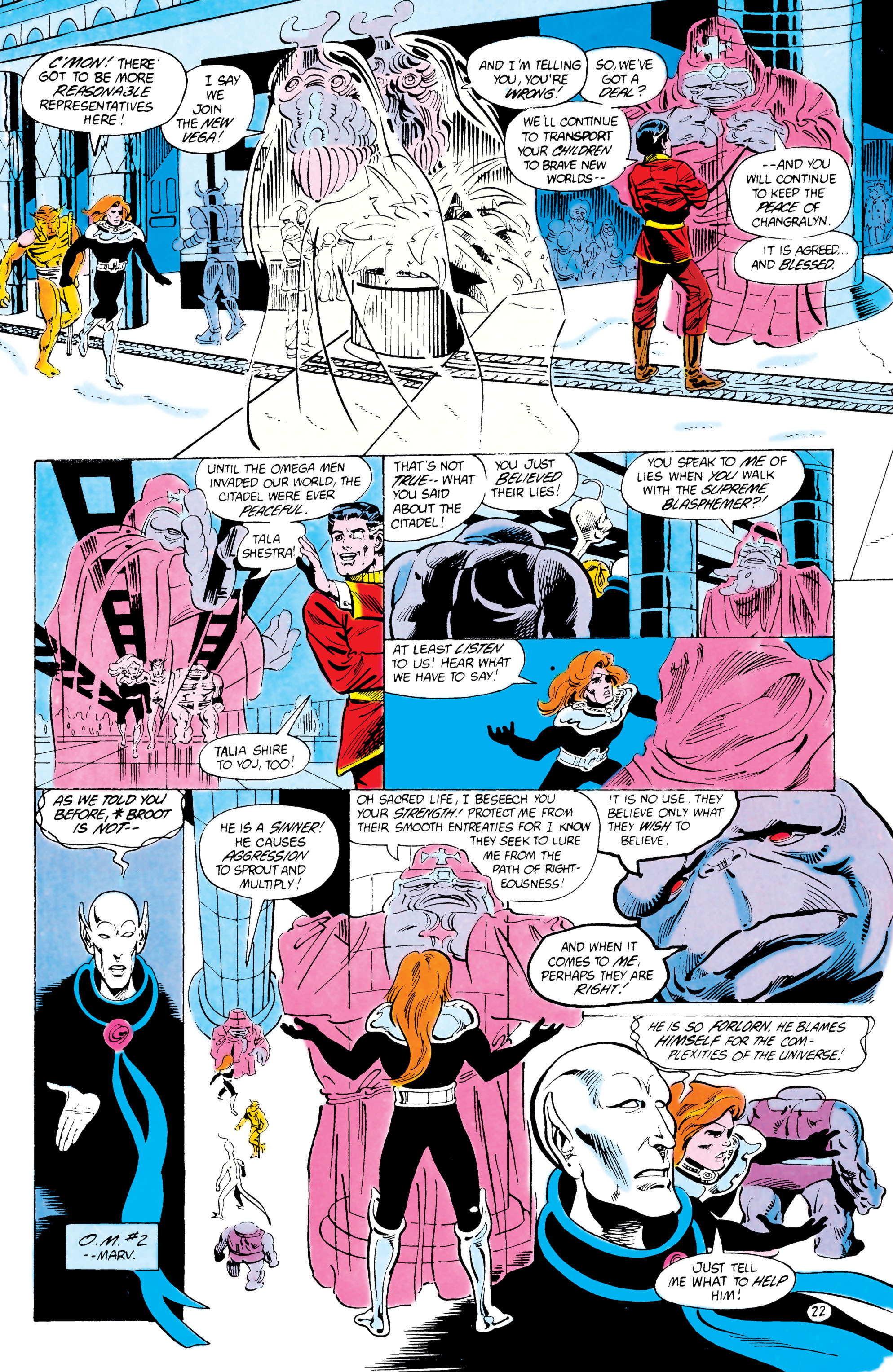 Read online The Omega Men (1983) comic -  Issue #10 - 23