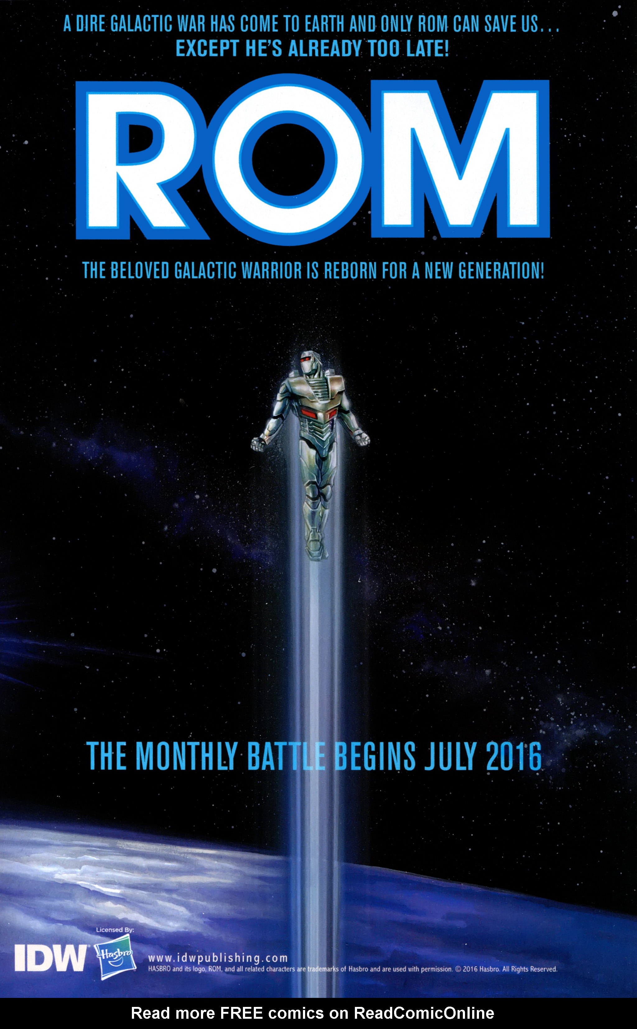 Read online ROM (2016) comic -  Issue #0 - 15