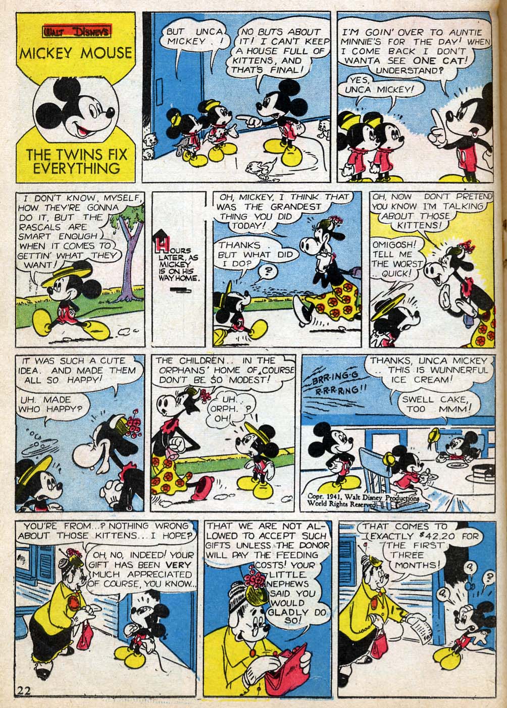 Read online Walt Disney's Comics and Stories comic -  Issue #34 - 24