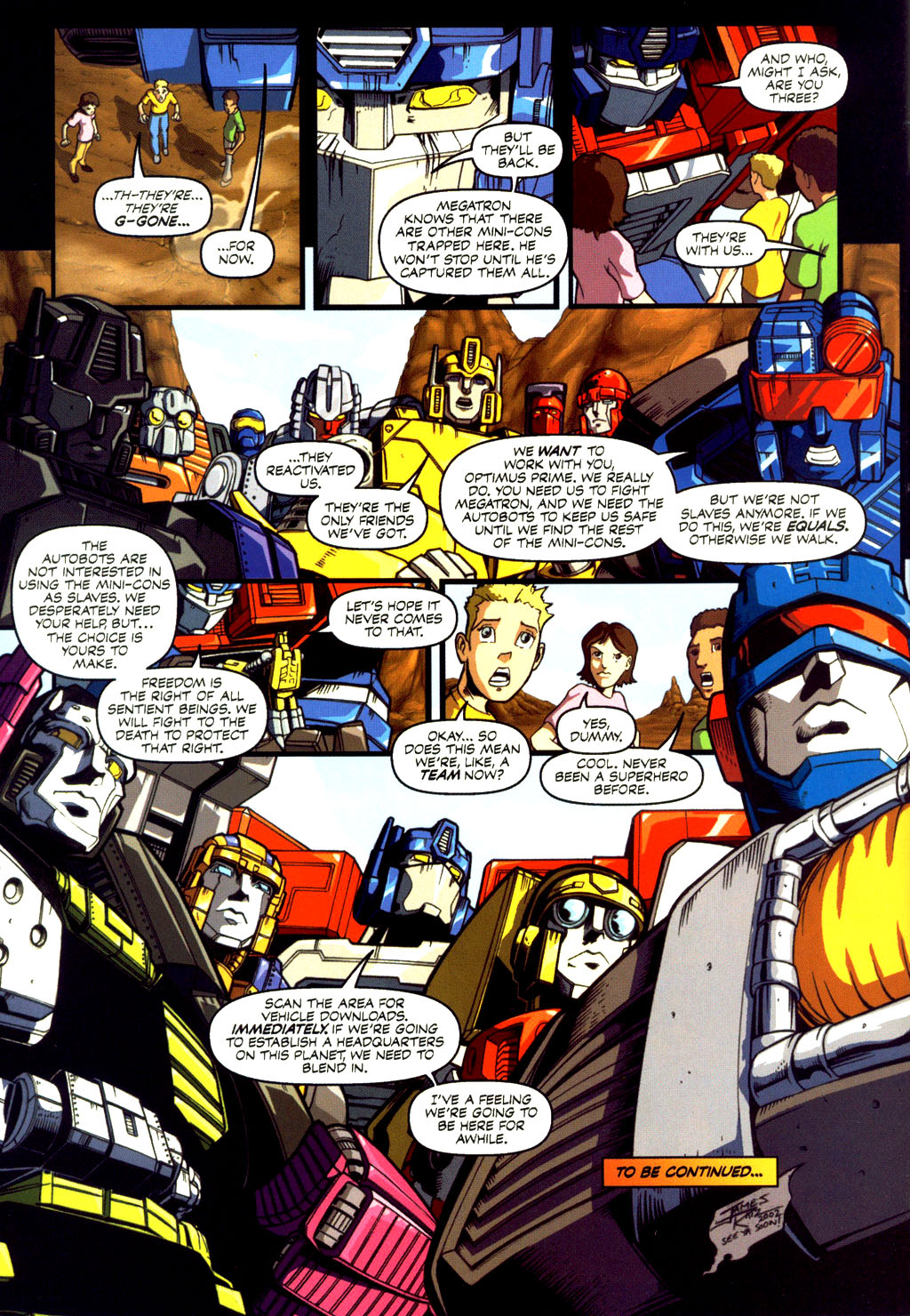 Read online Transformers Armada comic -  Issue #5 - 23