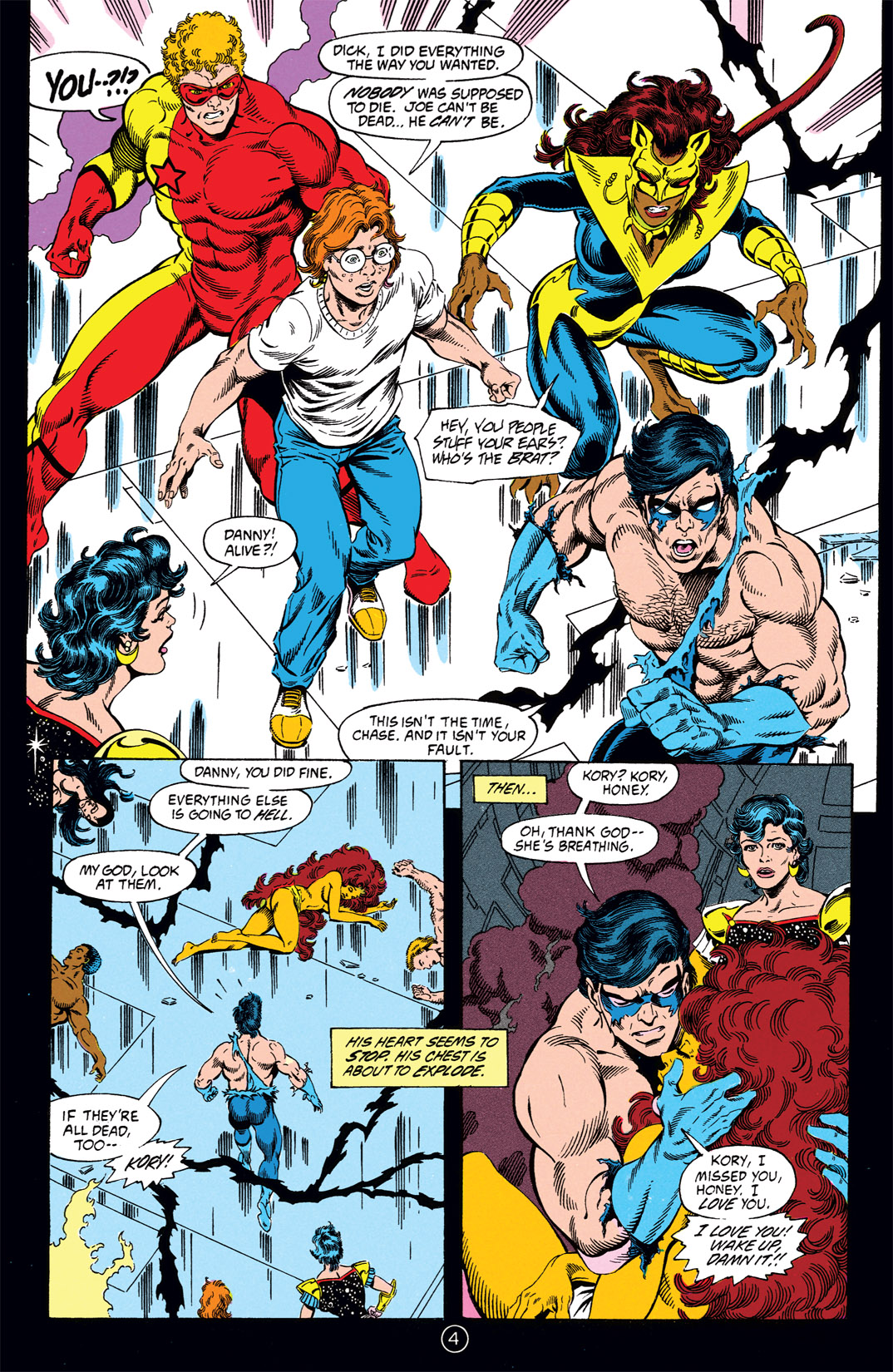 Read online The New Titans (1988) comic -  Issue #84 - 4