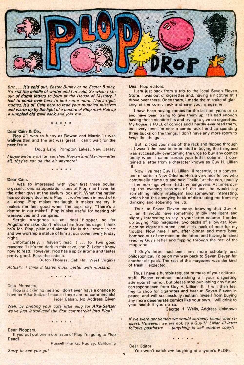 Read online Plop! comic -  Issue #5 - 20