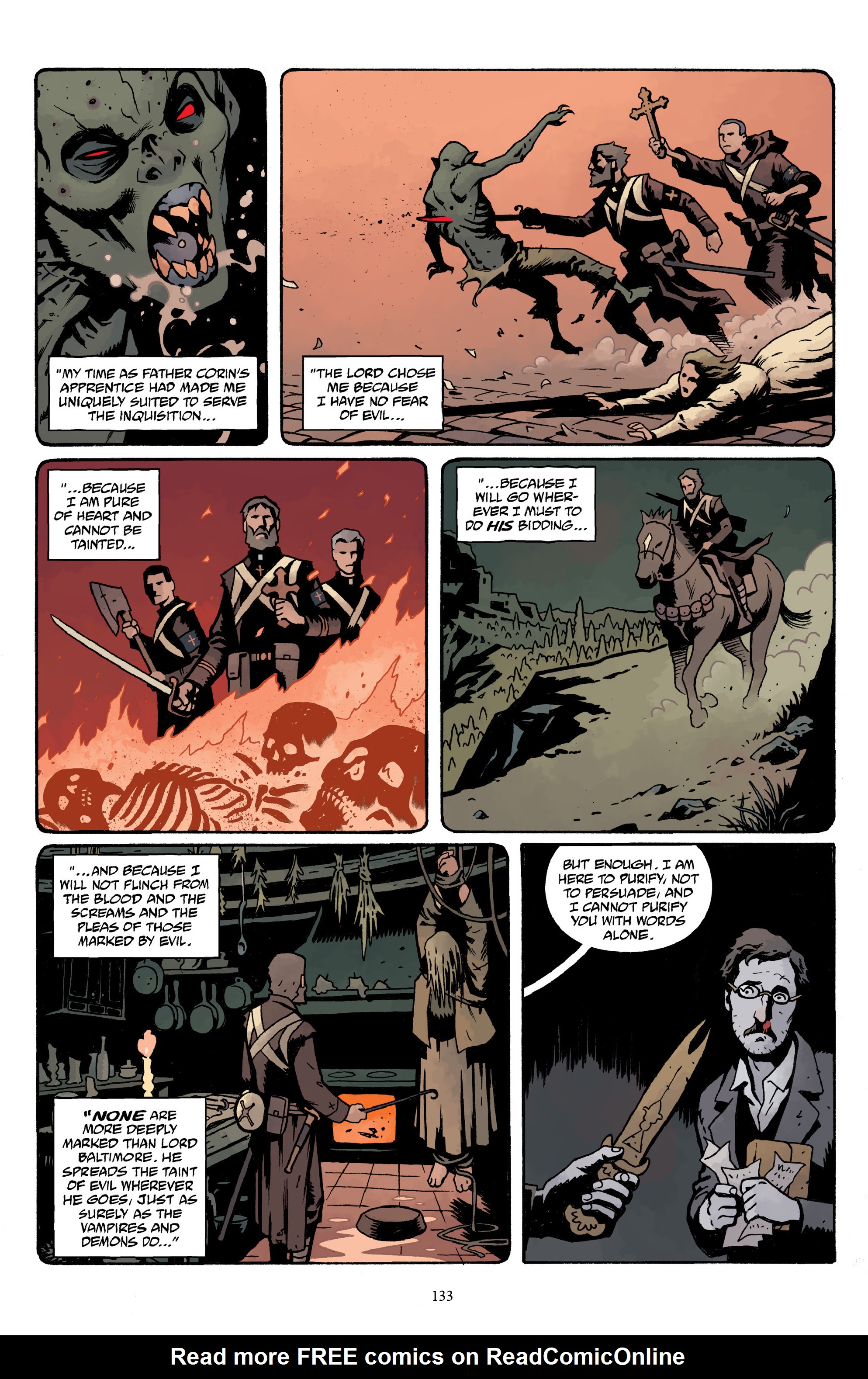 Read online Baltimore Volume 3: A Passing Stranger and Other Stories comic -  Issue # Full - 135