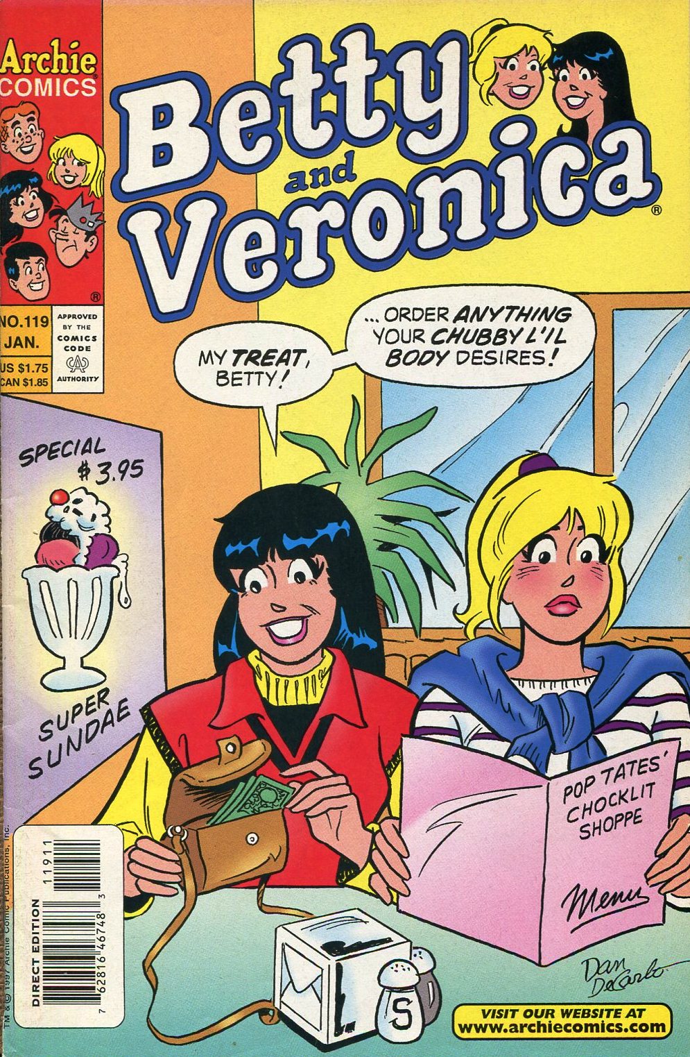 Read online Betty and Veronica (1987) comic -  Issue #119 - 1