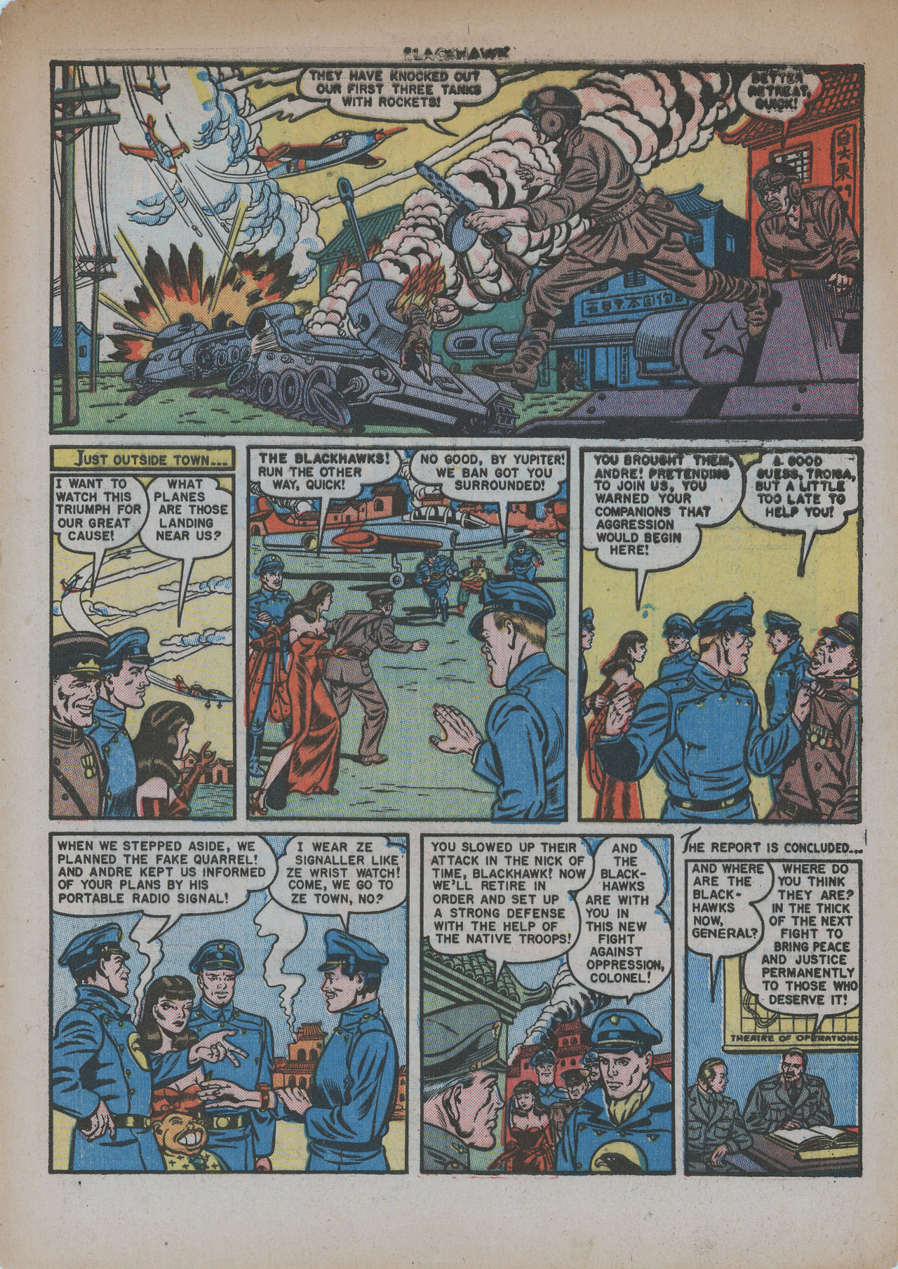 Read online Blackhawk (1957) comic -  Issue #39 - 49