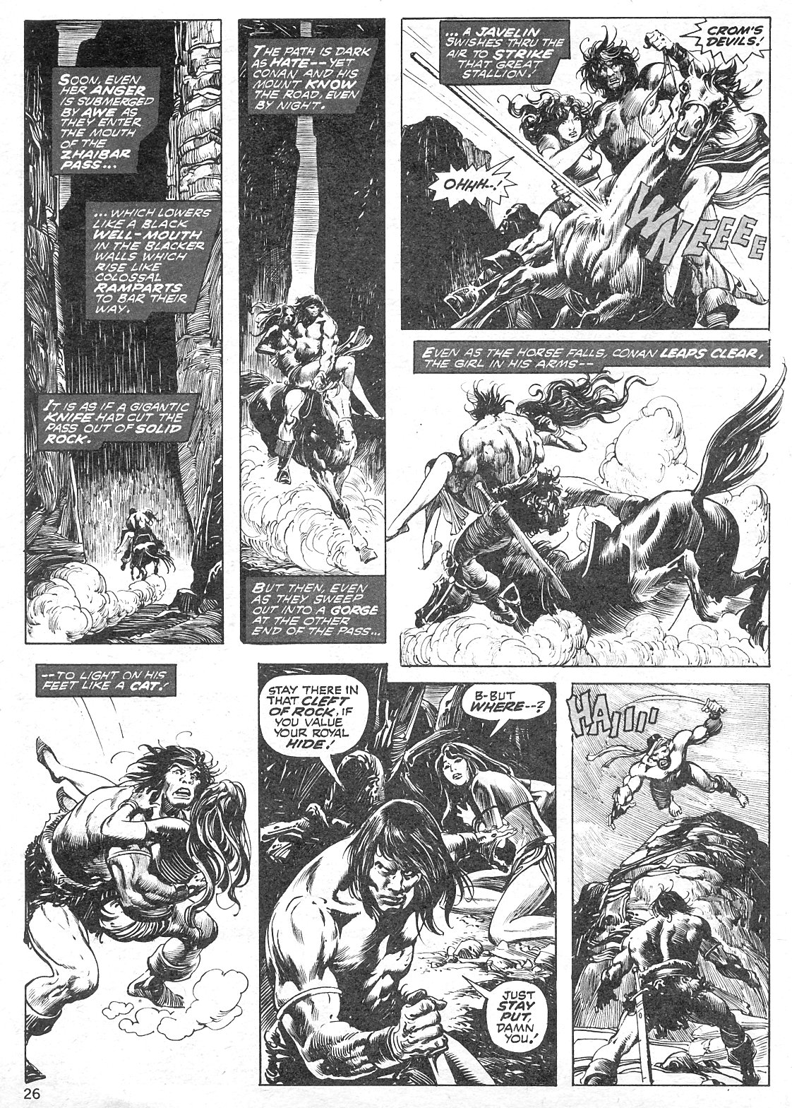 Read online The Savage Sword Of Conan comic -  Issue #16 - 26