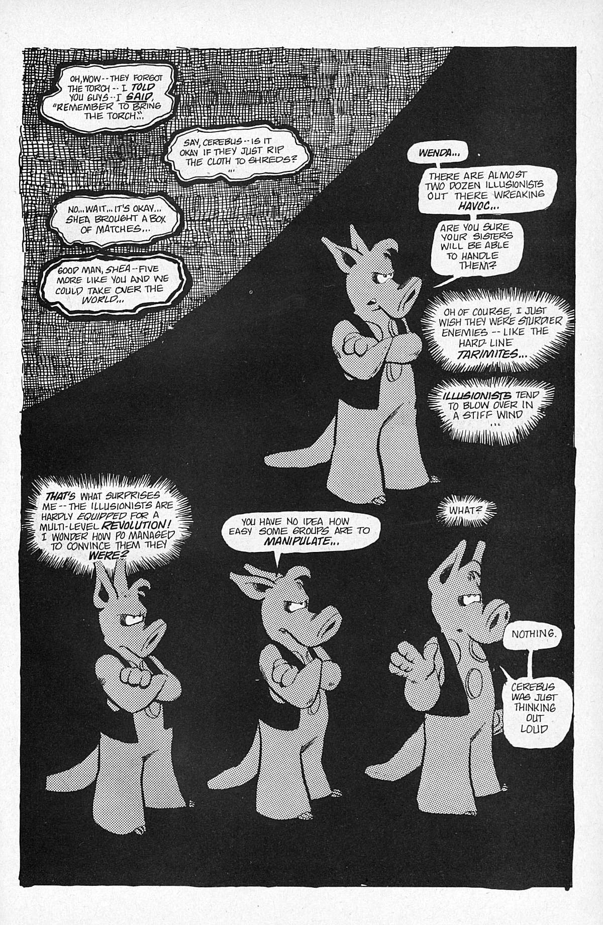 Read online Cerebus comic -  Issue #20 - 21