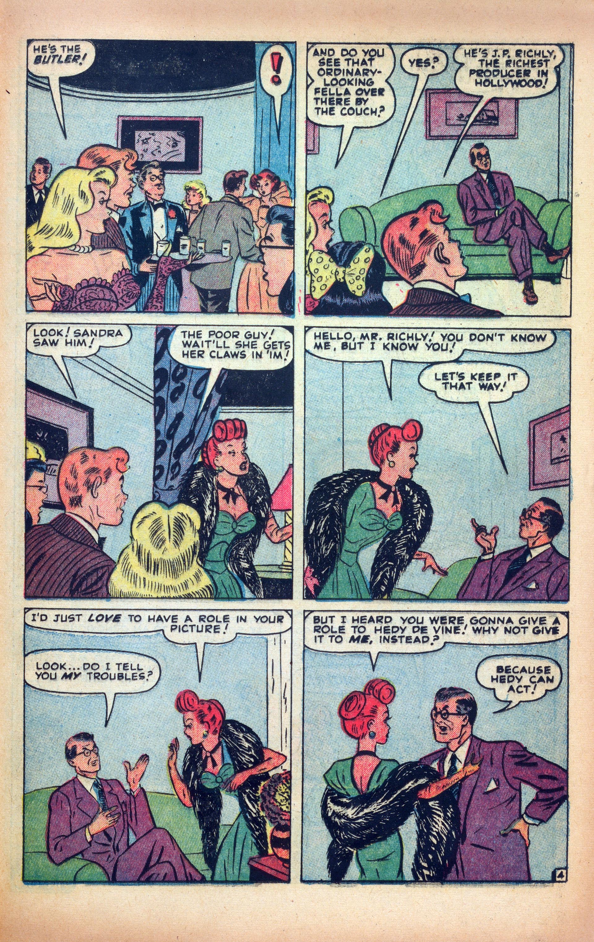 Read online Hedy Of Hollywood Comics comic -  Issue #48 - 25