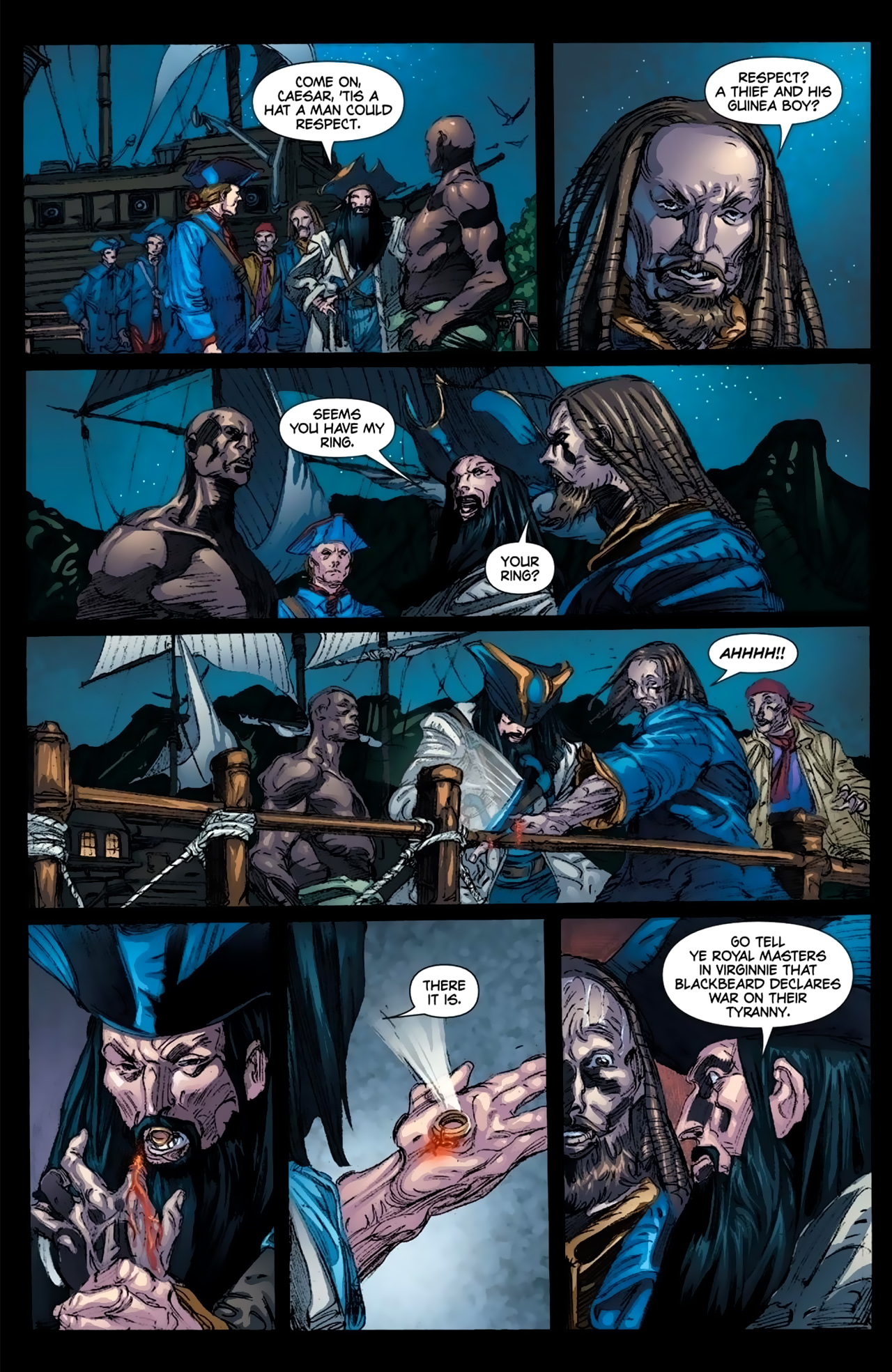 Read online Blackbeard: Legend of the Pyrate King comic -  Issue #5 - 5