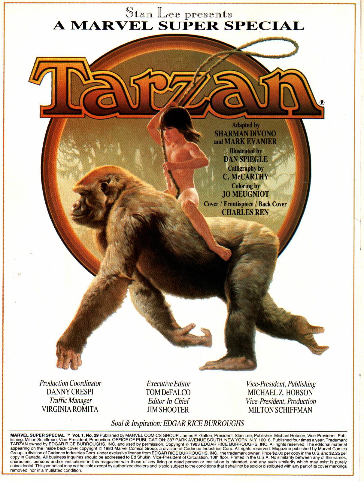 Read online Marvel Comics Super Special comic -  Issue #29 - 2