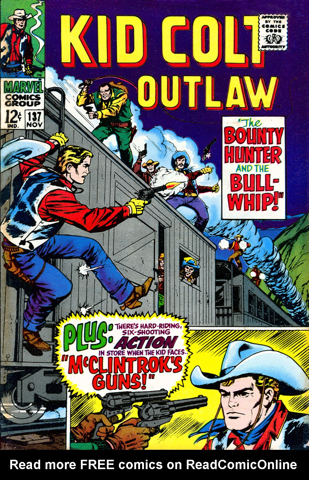 Read online Kid Colt Outlaw comic -  Issue #137 - 1