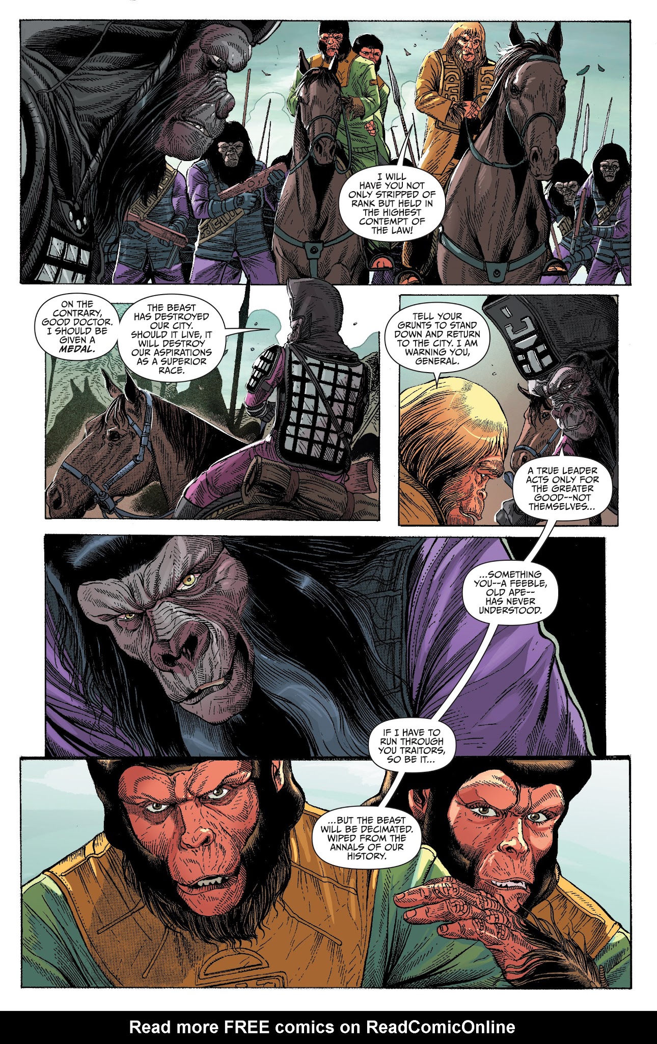 Read online Kong on the Planet of the Apes comic -  Issue #6 - 8