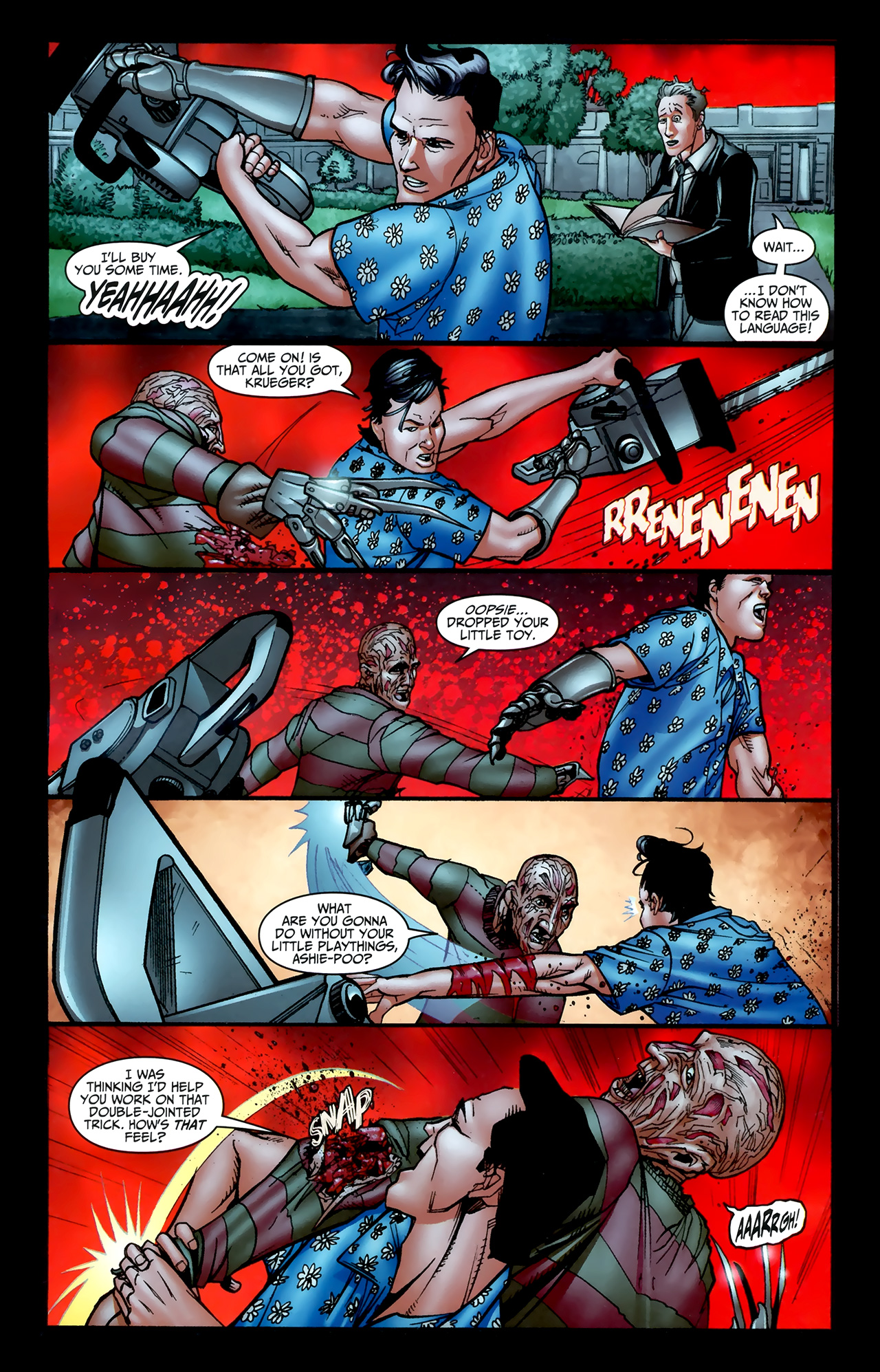 Read online Freddy vs. Jason vs. Ash: The Nightmare Warriors comic -  Issue #6 - 10