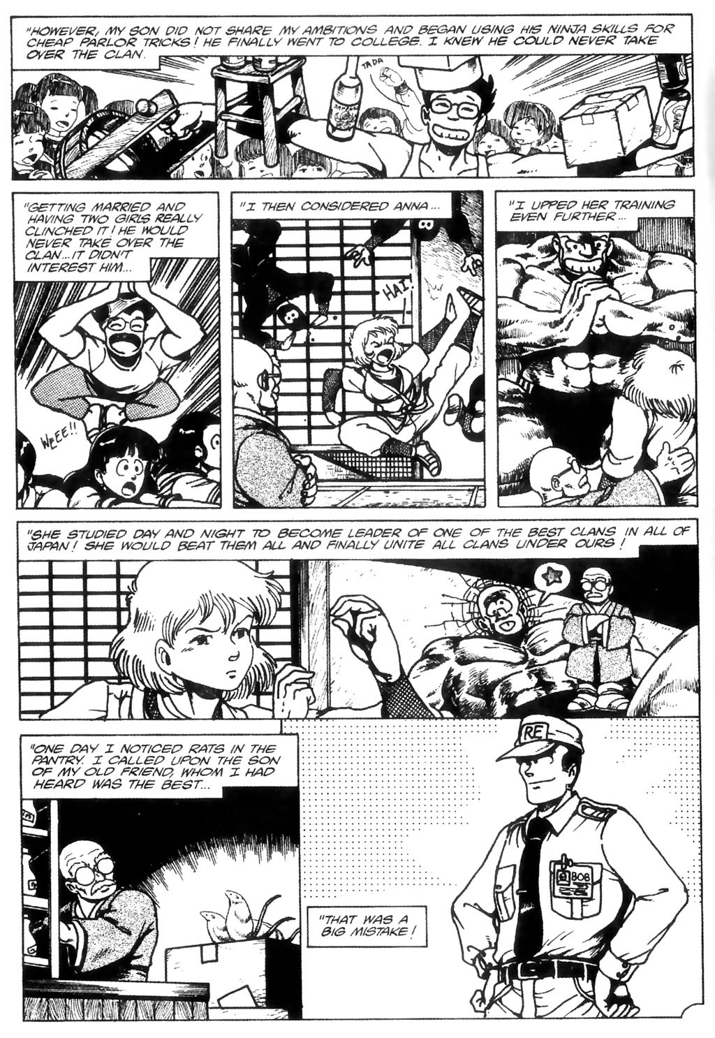 Read online Ninja High School: Beans, Steam & Automobiles comic -  Issue # TPB - 102