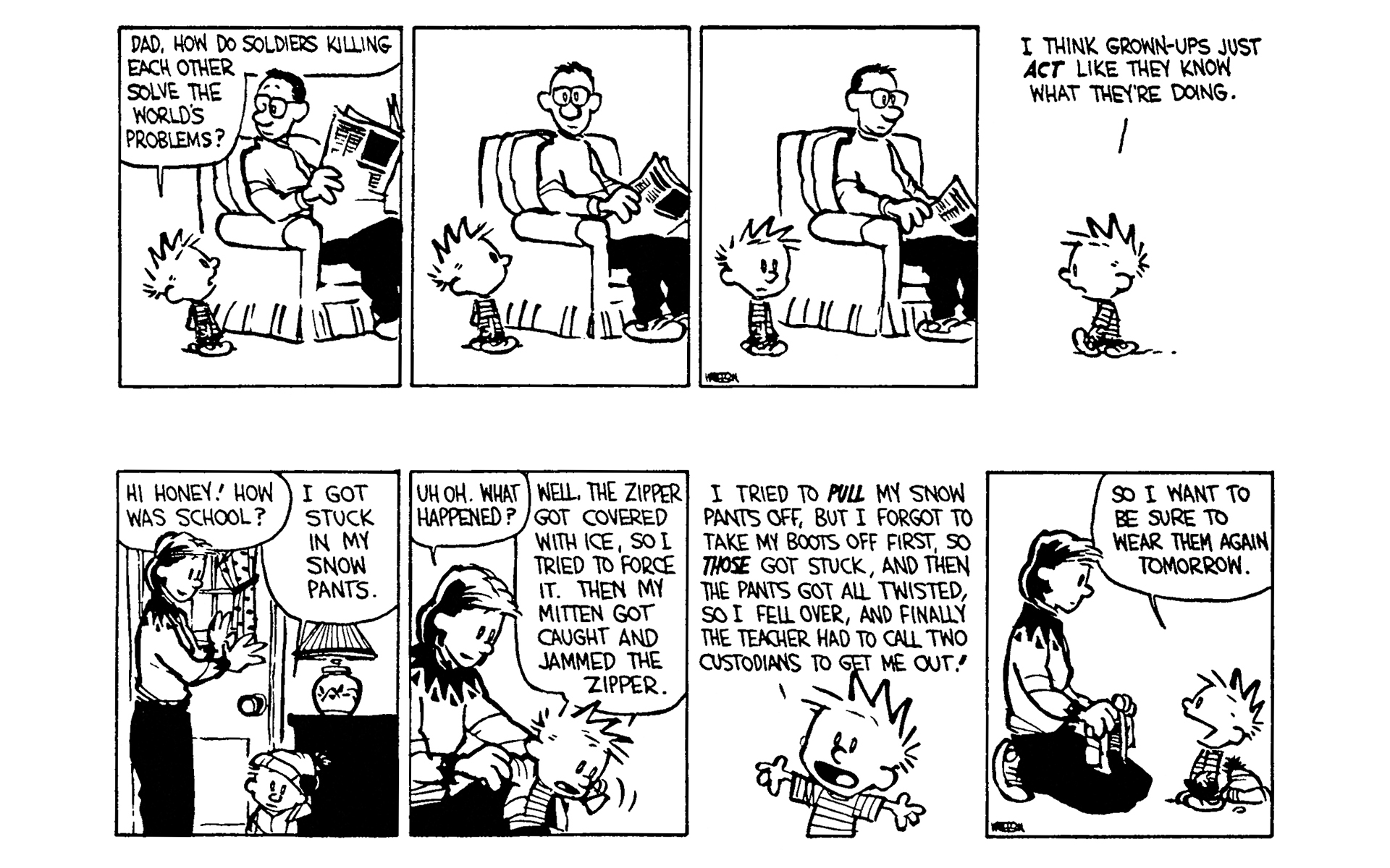 Read online Calvin and Hobbes comic -  Issue #7 - 140
