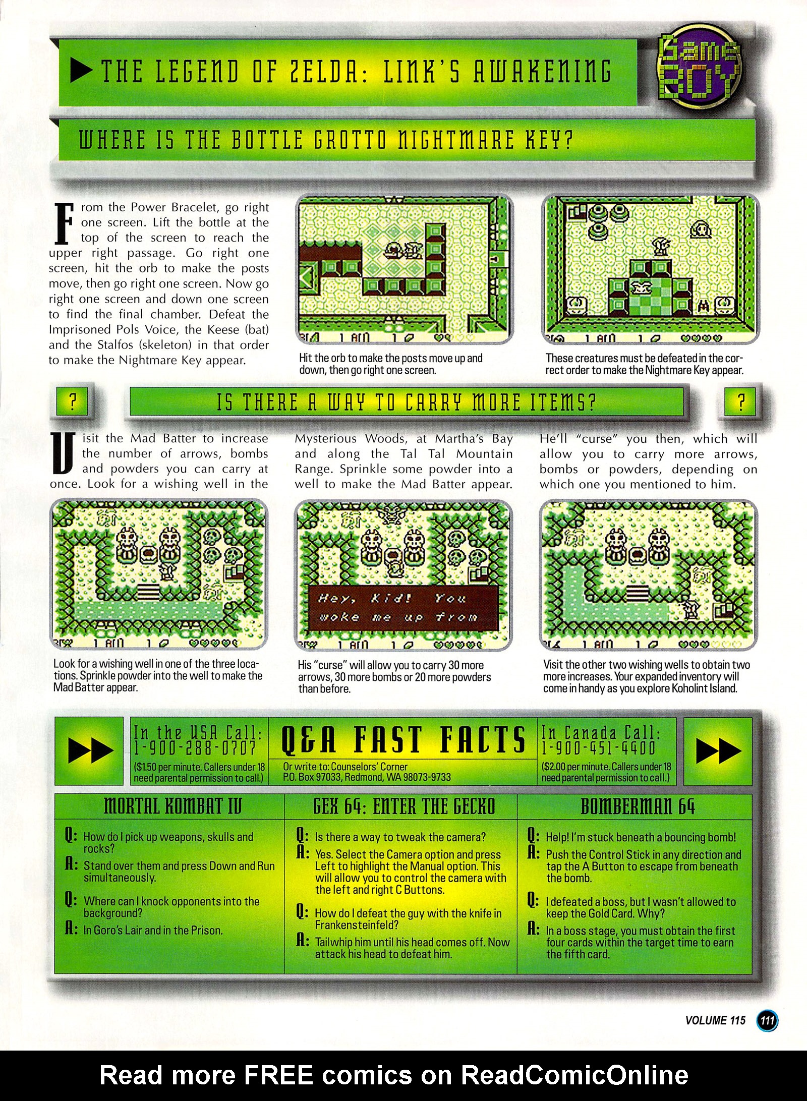Read online Nintendo Power comic -  Issue #115 - 119