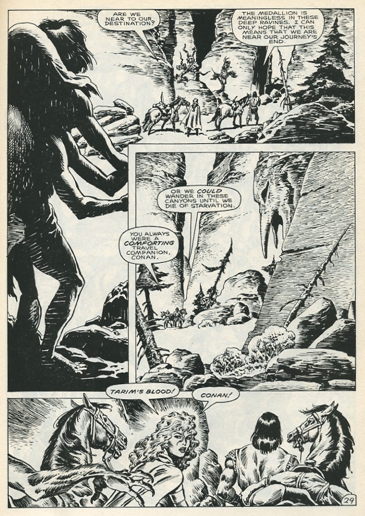 Read online The Savage Sword Of Conan comic -  Issue #144 - 35