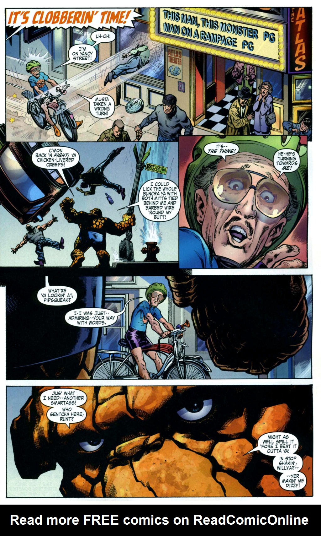 Read online Stan Lee Meets the Thing comic -  Issue # Full - 4