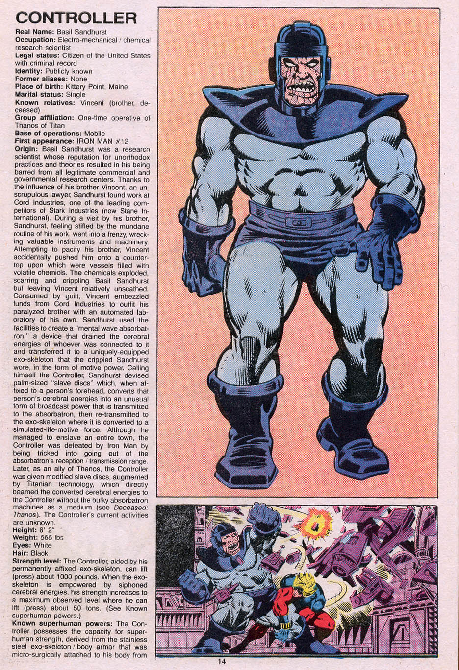 Read online The Official Handbook of the Marvel Universe Deluxe Edition comic -  Issue #3 - 16