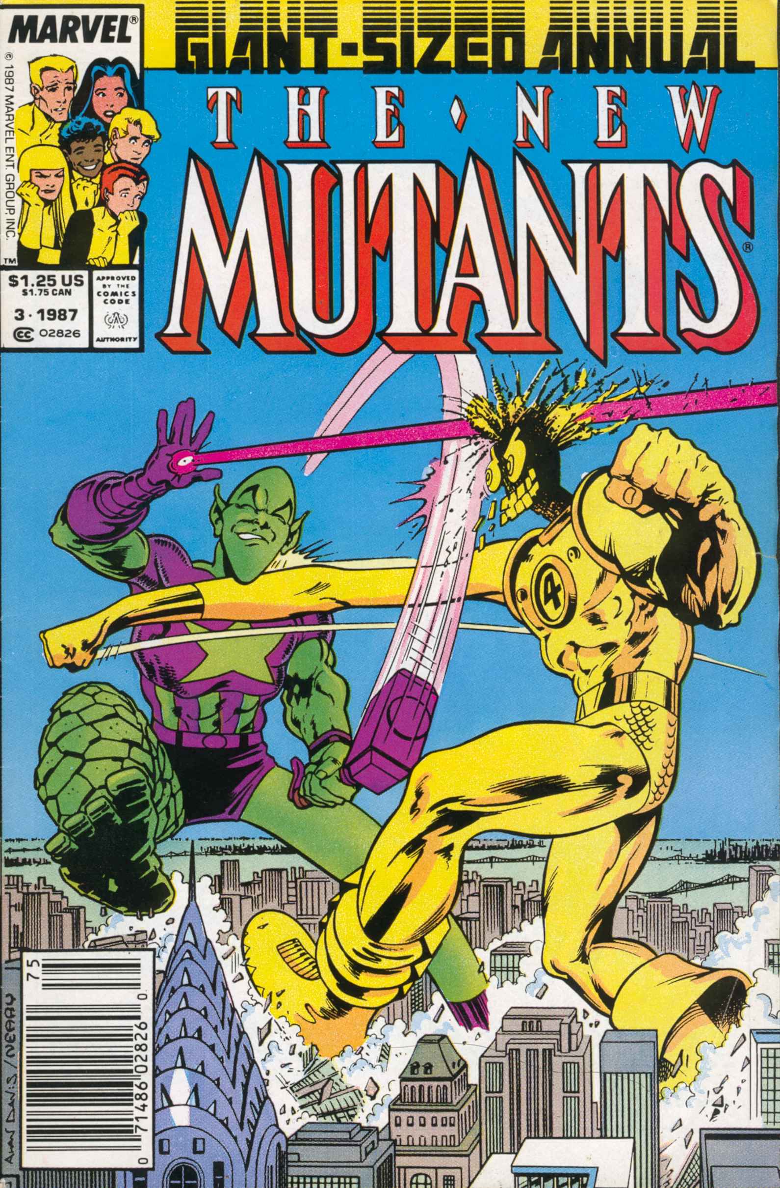 Read online The New Mutants comic -  Issue # _Annual 3 - 1