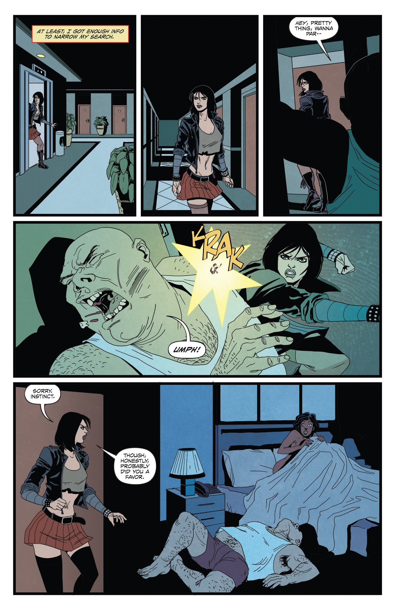 Read online Hack/Slash vs. Vampirella comic -  Issue #1 - 12