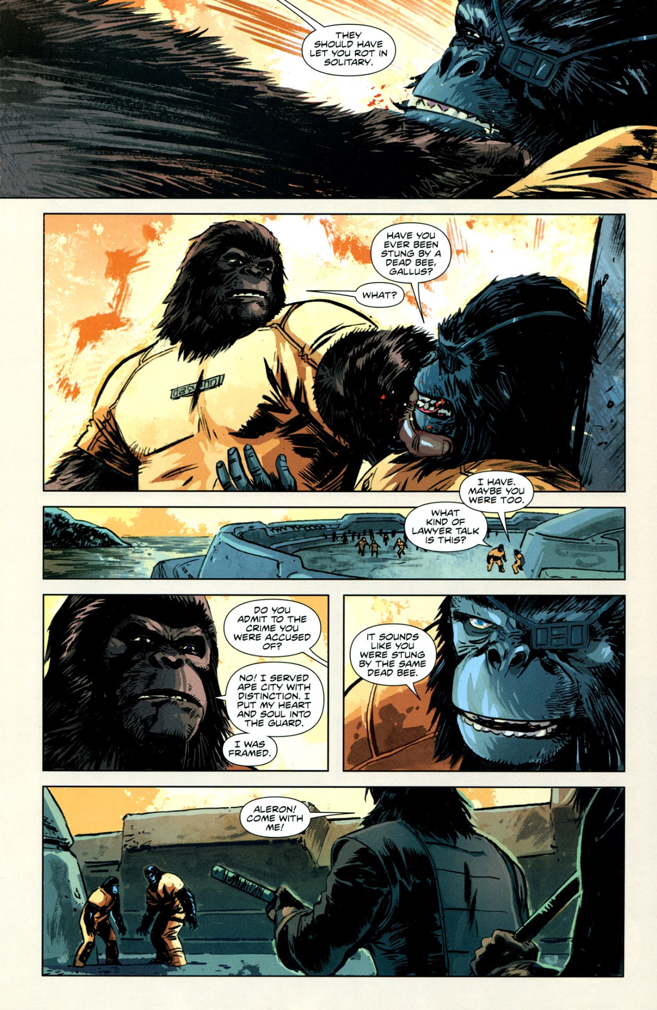 Read online Betrayal of the Planet of the Apes comic -  Issue #3 - 13