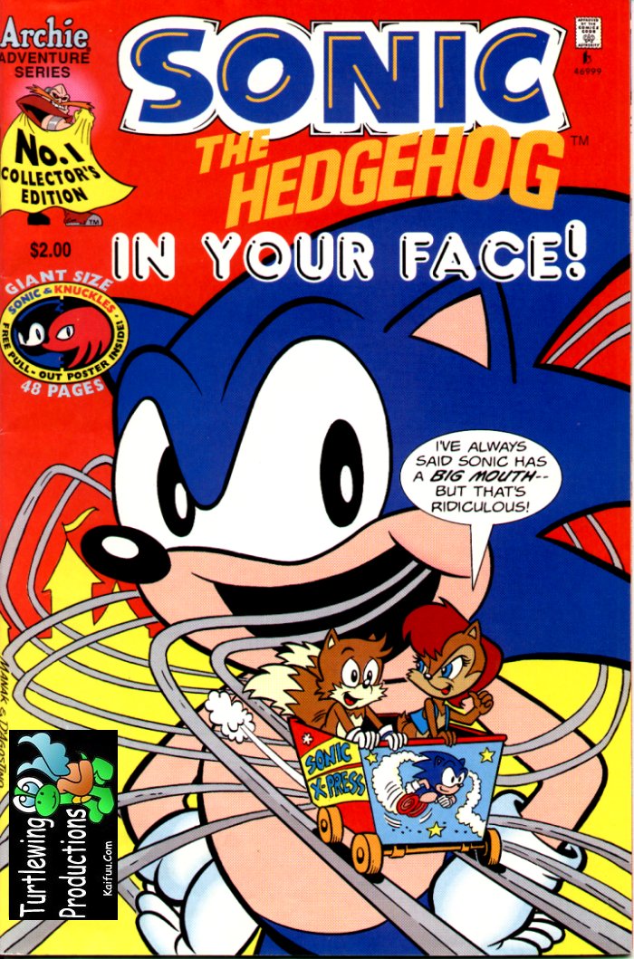 Sonic The Hedgehog In Your Face Special issue Full - Page 1