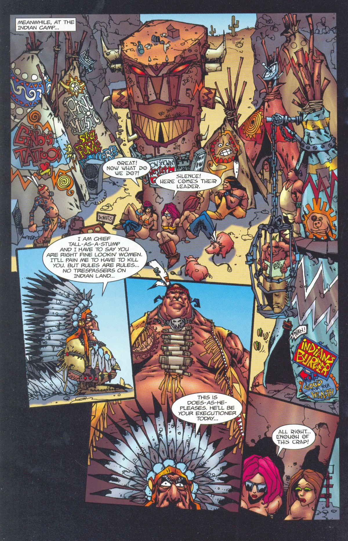 Read online Dead or Alive -- A Cyberpunk Western comic -  Issue #2 - 12