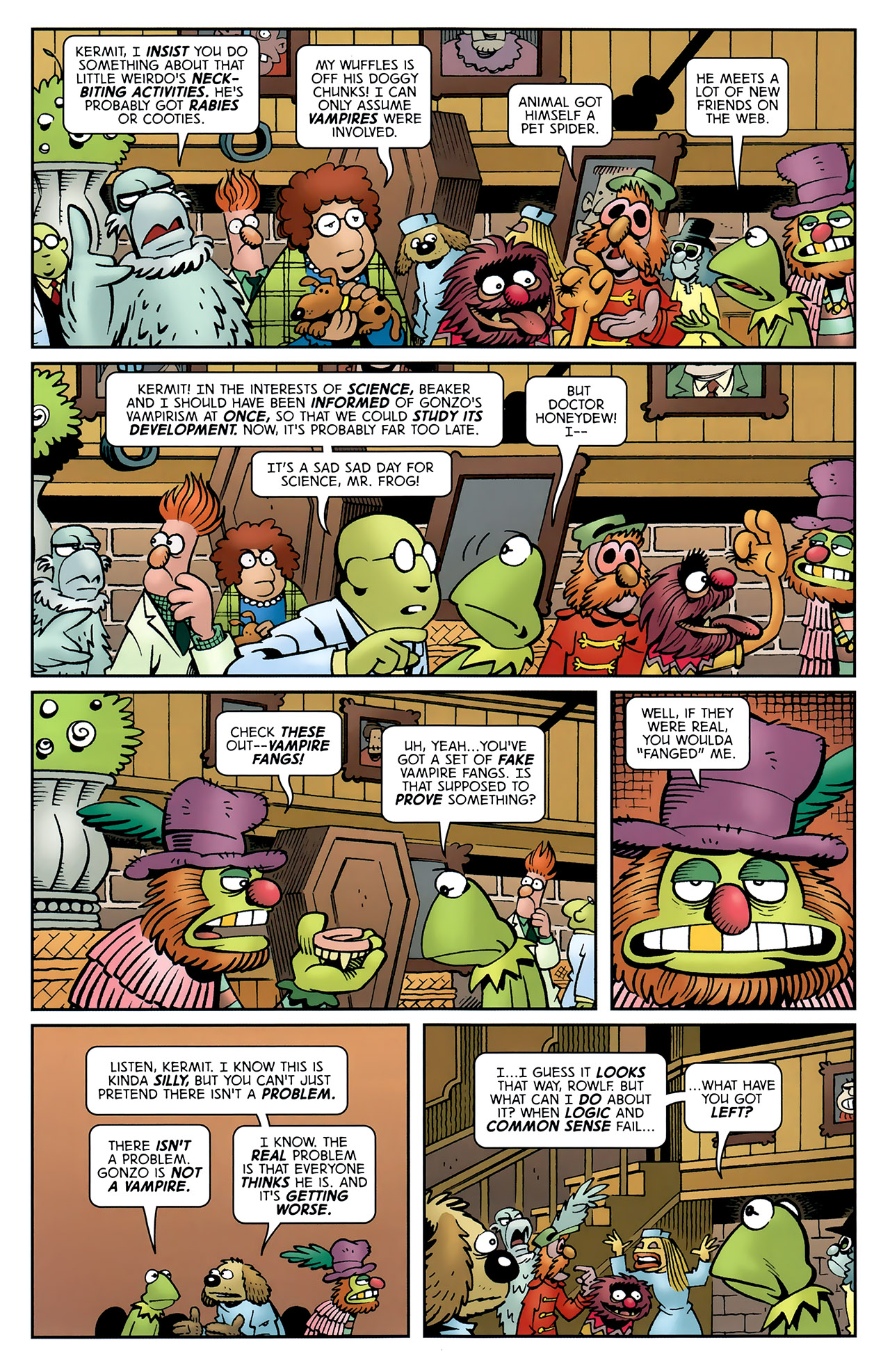 Read online The Muppet Show: The Comic Book comic -  Issue #8 - 16