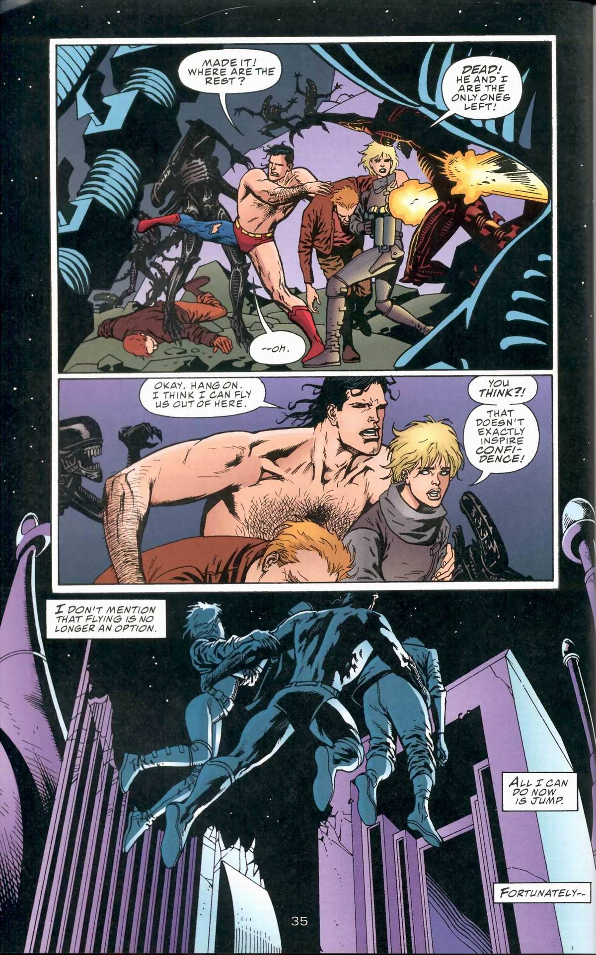 Read online Superman vs. Aliens comic -  Issue #2 - 38