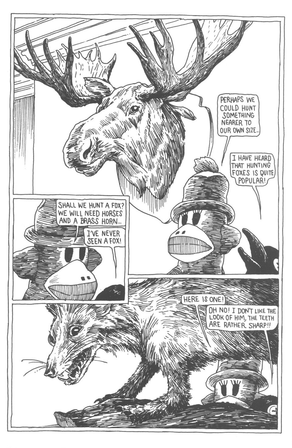 Read online Tony Millionaire's Sock Monkey (2000) comic -  Issue #1 - 6